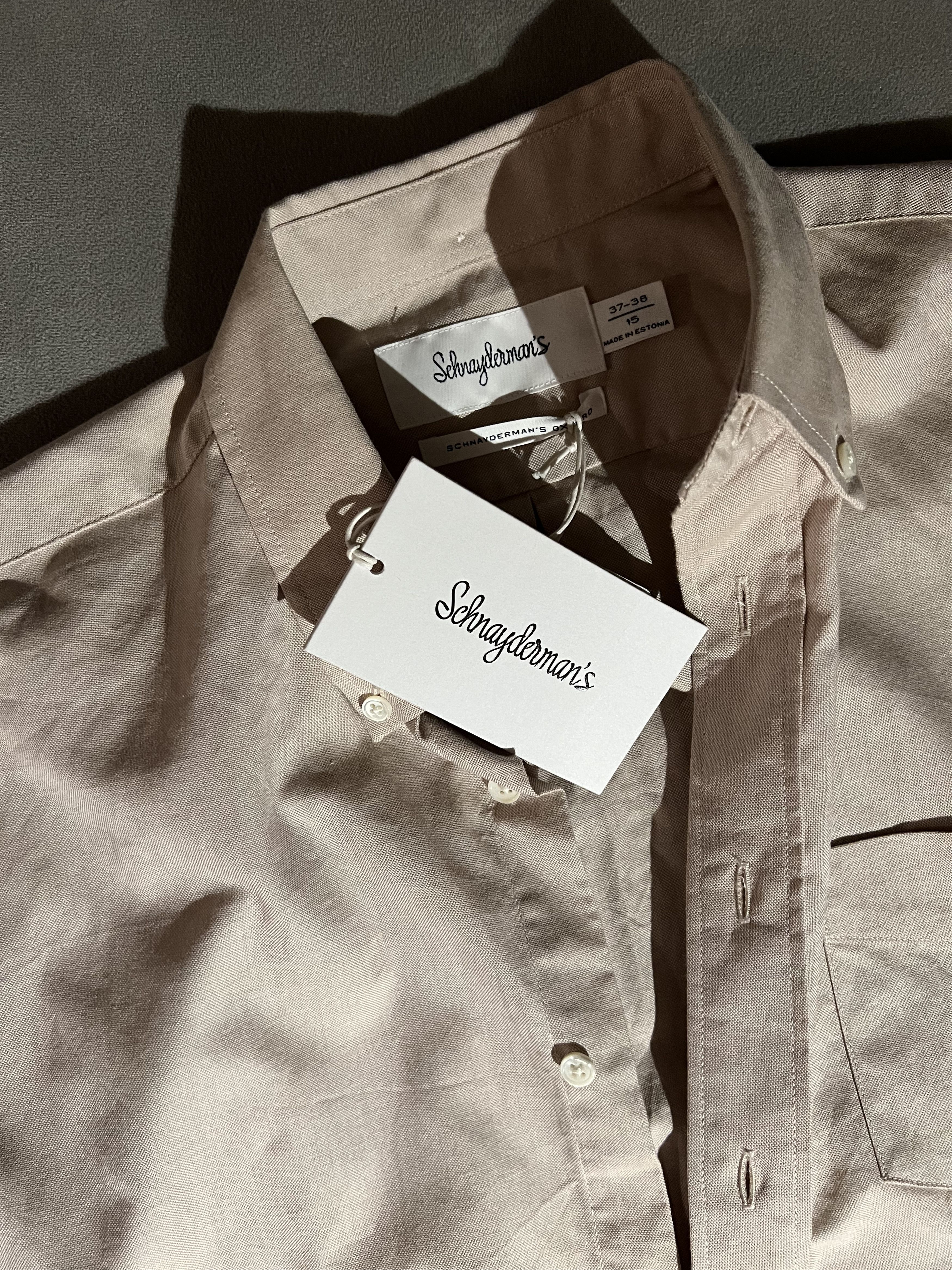 Schnaydermans Oxford summer one button up Size US S / EU 44-46 / 1 - 3 Thumbnail