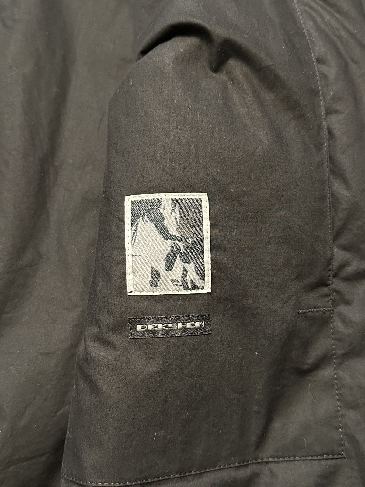 Rick Owens Drkshdw Rick Owens Drkshdw Patch Bomber Size US L / EU 52-54 / 3 - 8 Thumbnail