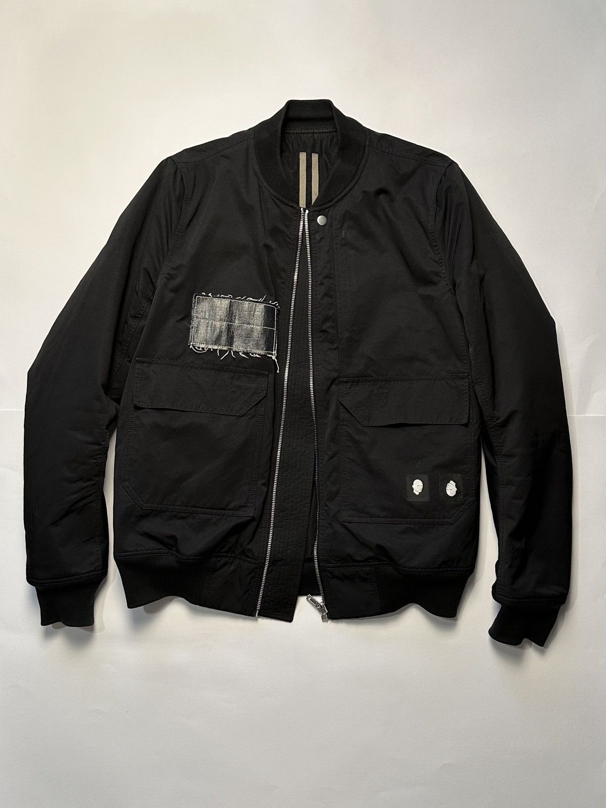 Rick Owens Drkshdw Rick Owens Drkshdw Patch Bomber Size US L / EU 52-54 / 3 - 3 Thumbnail