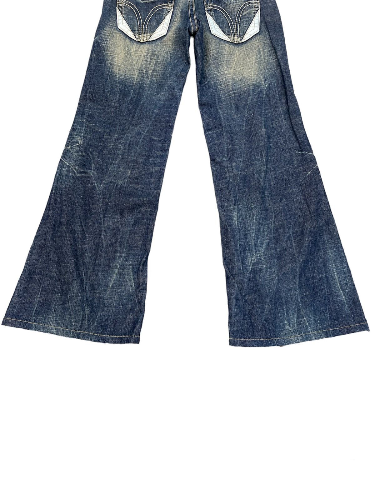 Japanese Brand VINTAGE RARE LOLITA BRUSH BOOTCUT JEANS SIZE 31X30 Size 31" - 13 Thumbnail