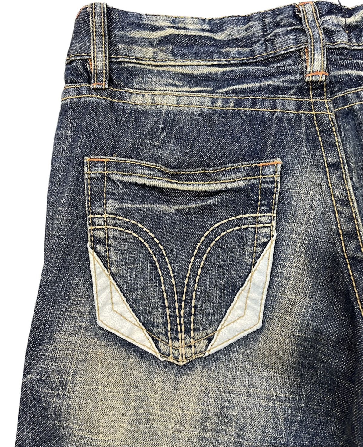 Japanese Brand VINTAGE RARE LOLITA BRUSH BOOTCUT JEANS SIZE 31X30 Size 31" - 15 Thumbnail