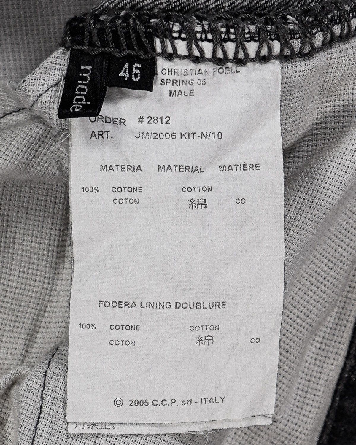 Carol Christian Poell Carol Christian Poell Overlock “Box” Jean -SS05 Dispossessed Size US 32 / EU 48 - 8 Thumbnail