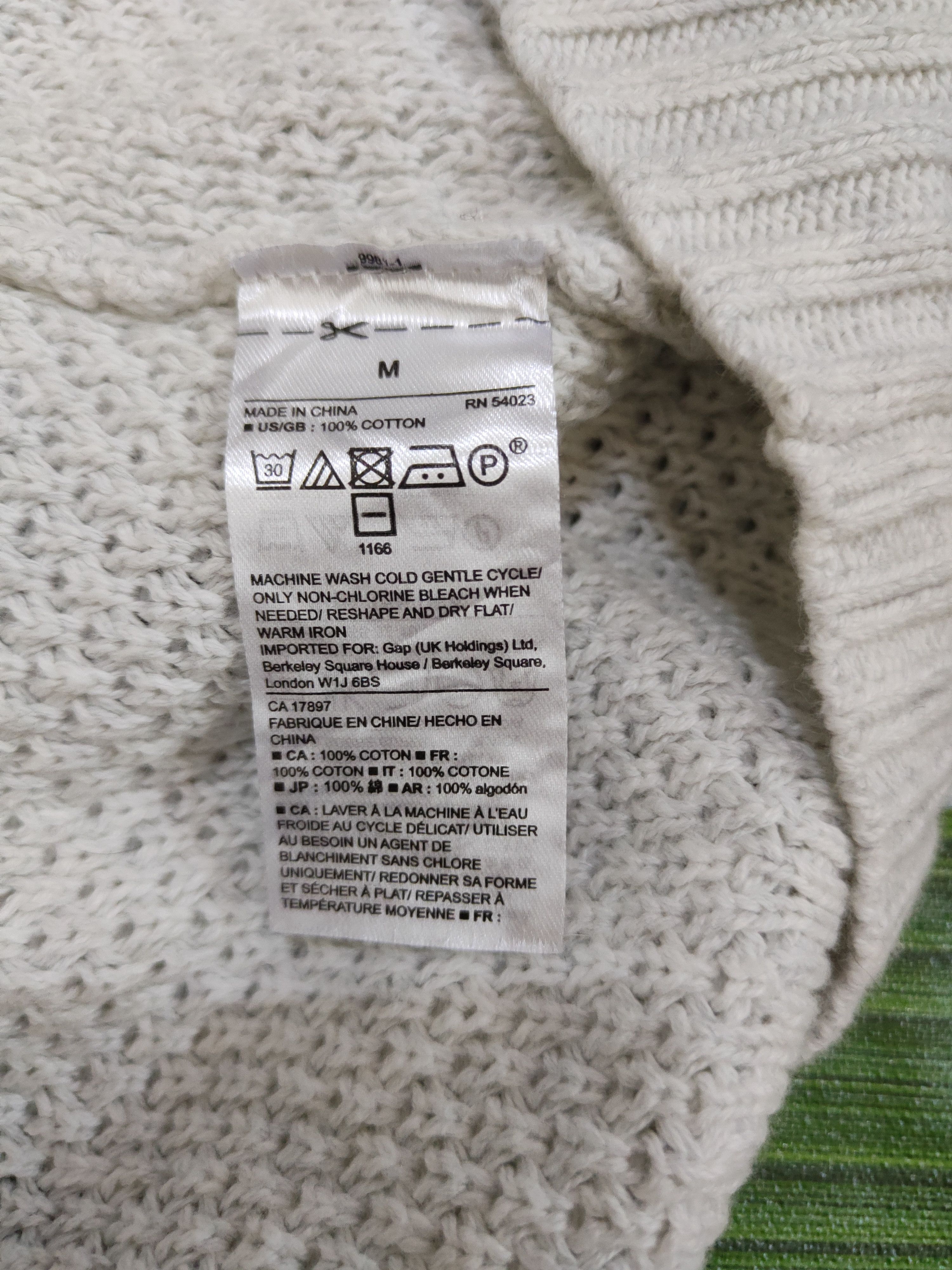 Gap × Homespun Knitwear GAP Gray Knitwear Cardigan #219B Size US M / EU 48-50 / 2 - 8 Thumbnail