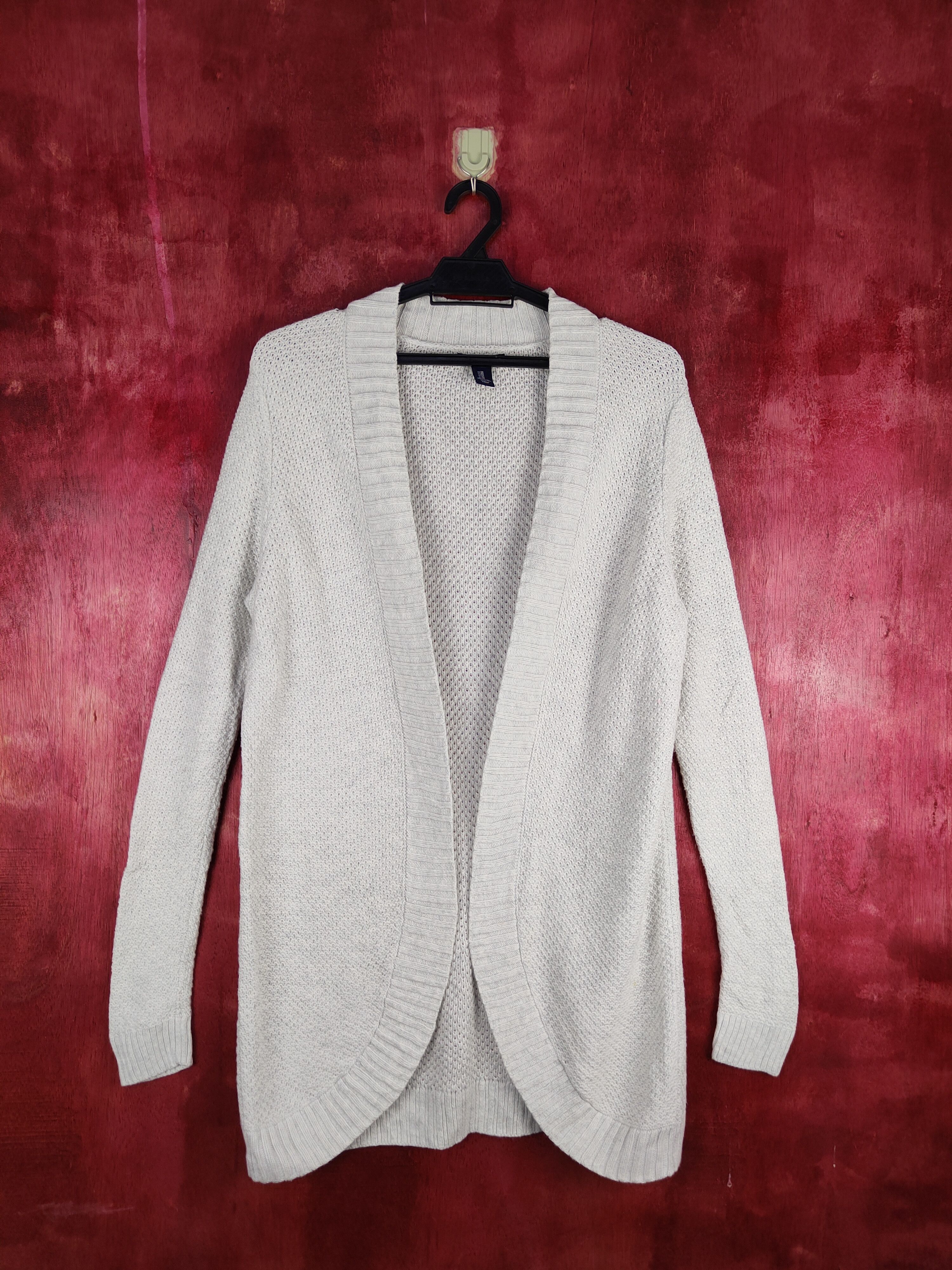 image of Gray Knitwear Cardigan 219B in Grey, Men's (Size Medium)