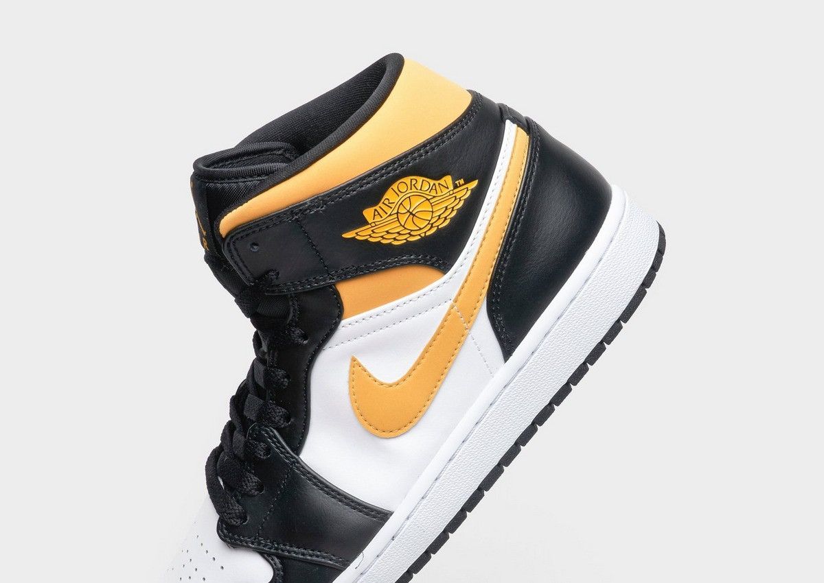 Jordan Brand Nike AJ1 Air Jordan Mid Pollen Size US 9 / EU 42 - 4 Thumbnail