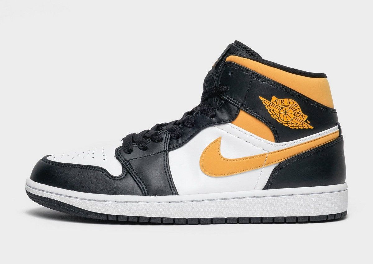 Jordan Brand Nike AJ1 Air Jordan Mid Pollen Size US 9 / EU 42 - 3 Thumbnail