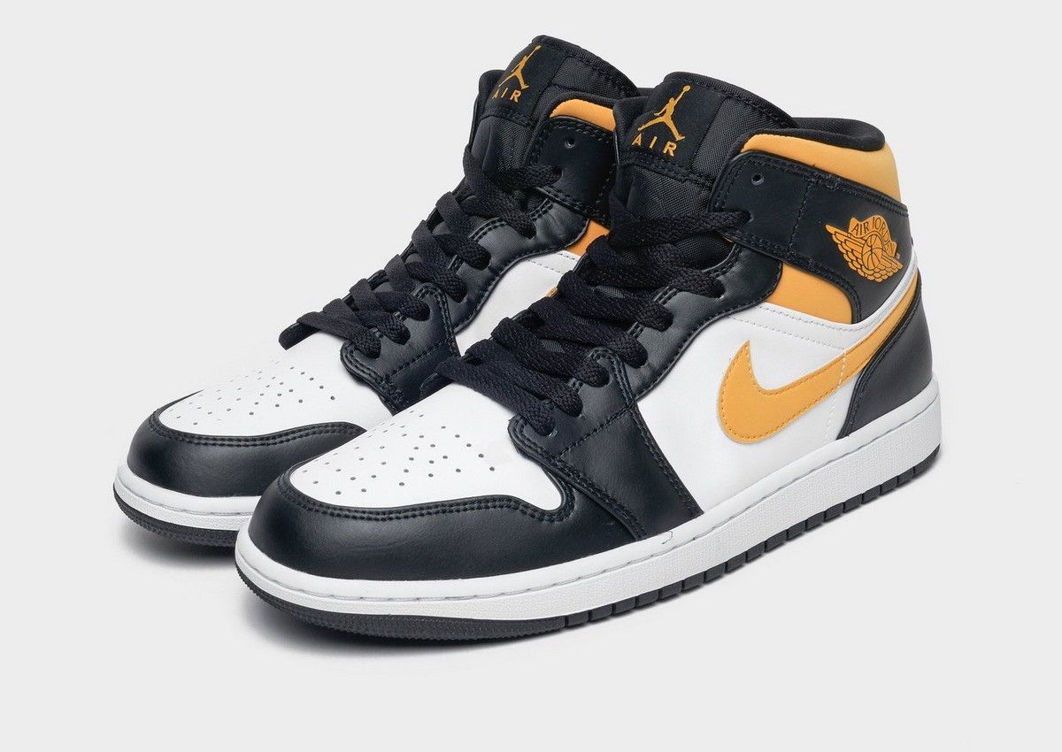 Jordan Brand Nike AJ1 Air Jordan Mid Pollen Size US 9 / EU 42 - 2 Thumbnail