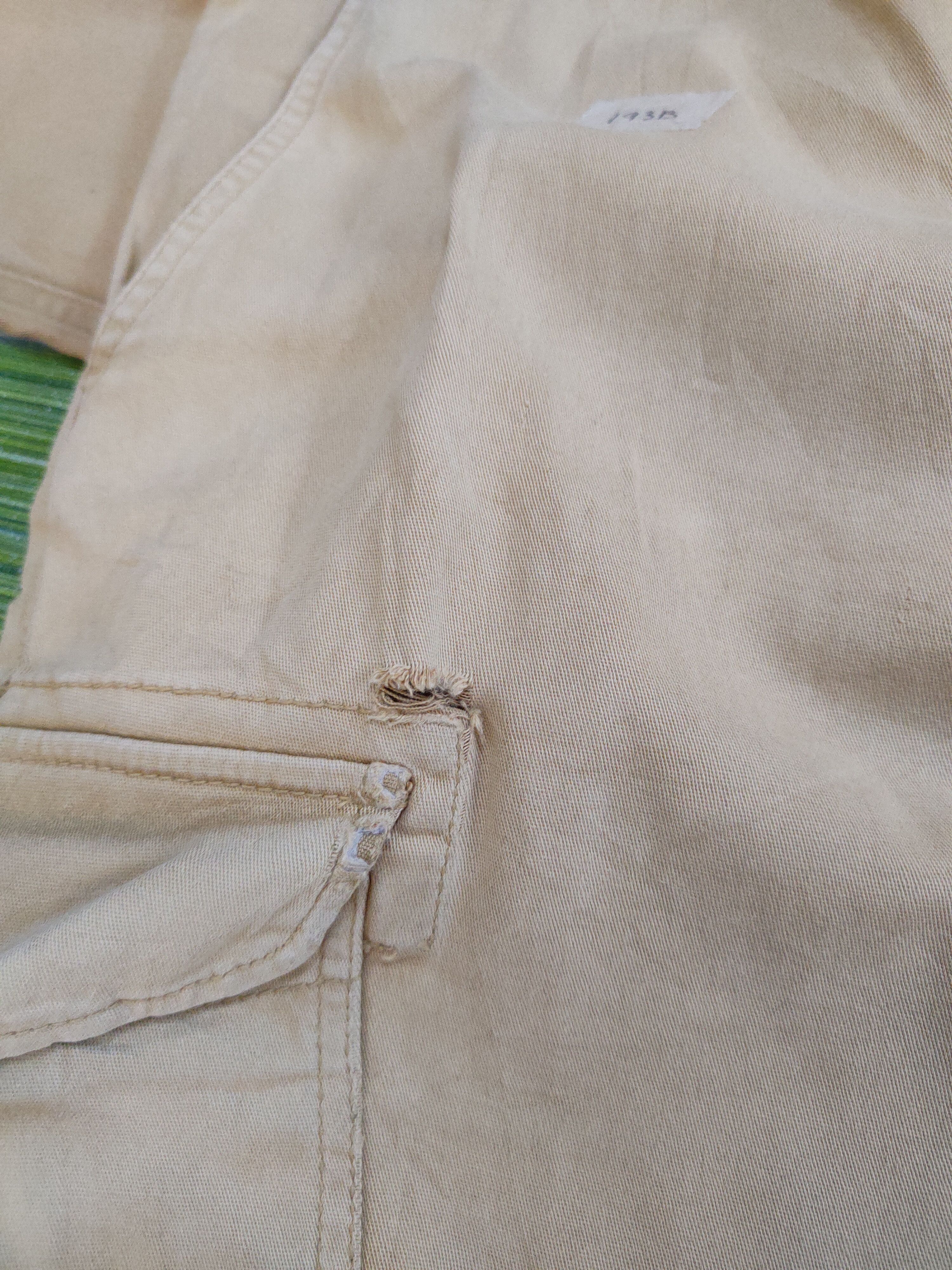 Vintage Japanese Brand Cream Multi Pocket Tactical Cargo Pants #193B Size US 30 / EU 46 - 4 Thumbnail