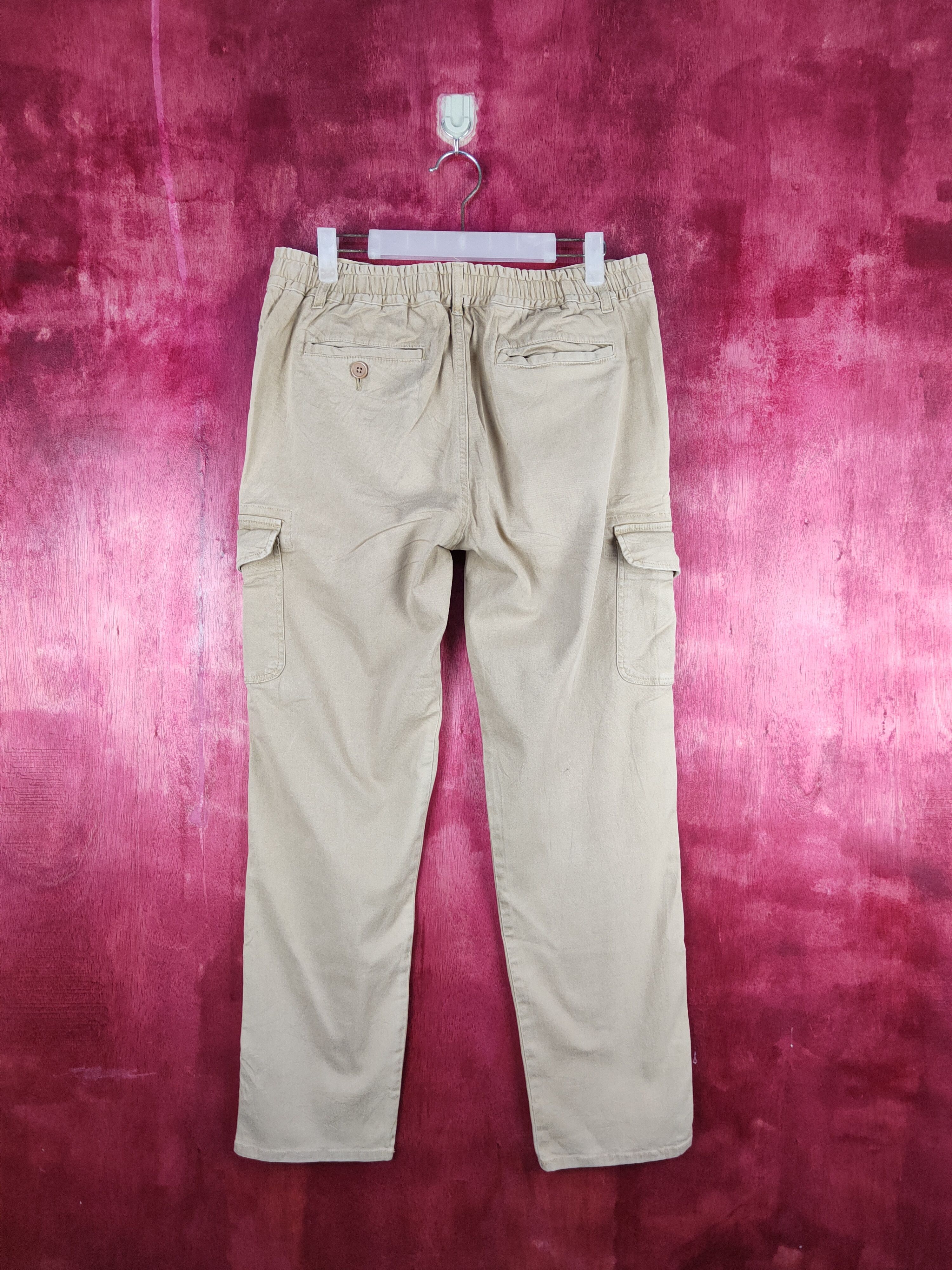 Vintage Japanese Brand Cream Multi Pocket Tactical Cargo Pants #193B Size US 30 / EU 46 - 8 Thumbnail