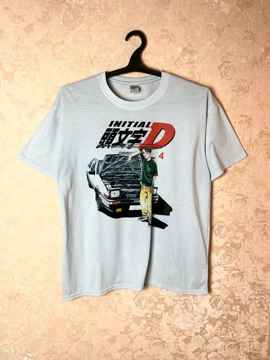 Movie VINTAGE INITIAL D STAGE 4 TOYOTA AE86 TEE T-SHIRT JDM