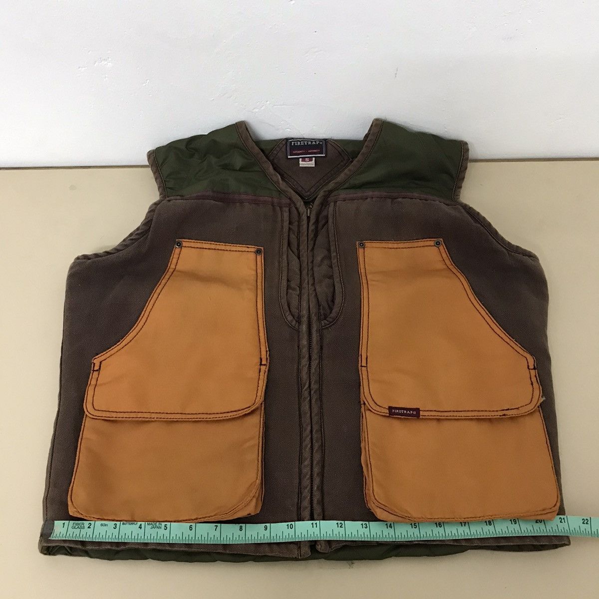 Firetrap Vintage 90s Firetrap Utility Multicolour Rugged Vest Size US S / EU 44-46 / 1 - 8 Thumbnail