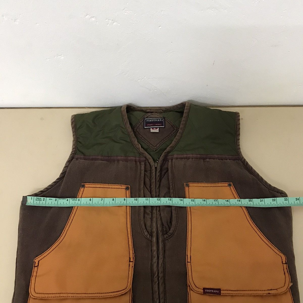 Firetrap Vintage 90s Firetrap Utility Multicolour Rugged Vest Size US S / EU 44-46 / 1 - 9 Thumbnail