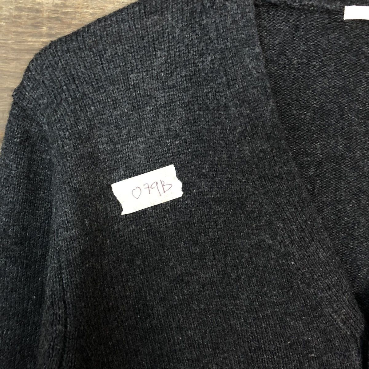 Japanese Brand GU Japanese Brand Black Cardigan knitwear #079B Size M / US 6-8 / IT 42-44 - 6 Thumbnail