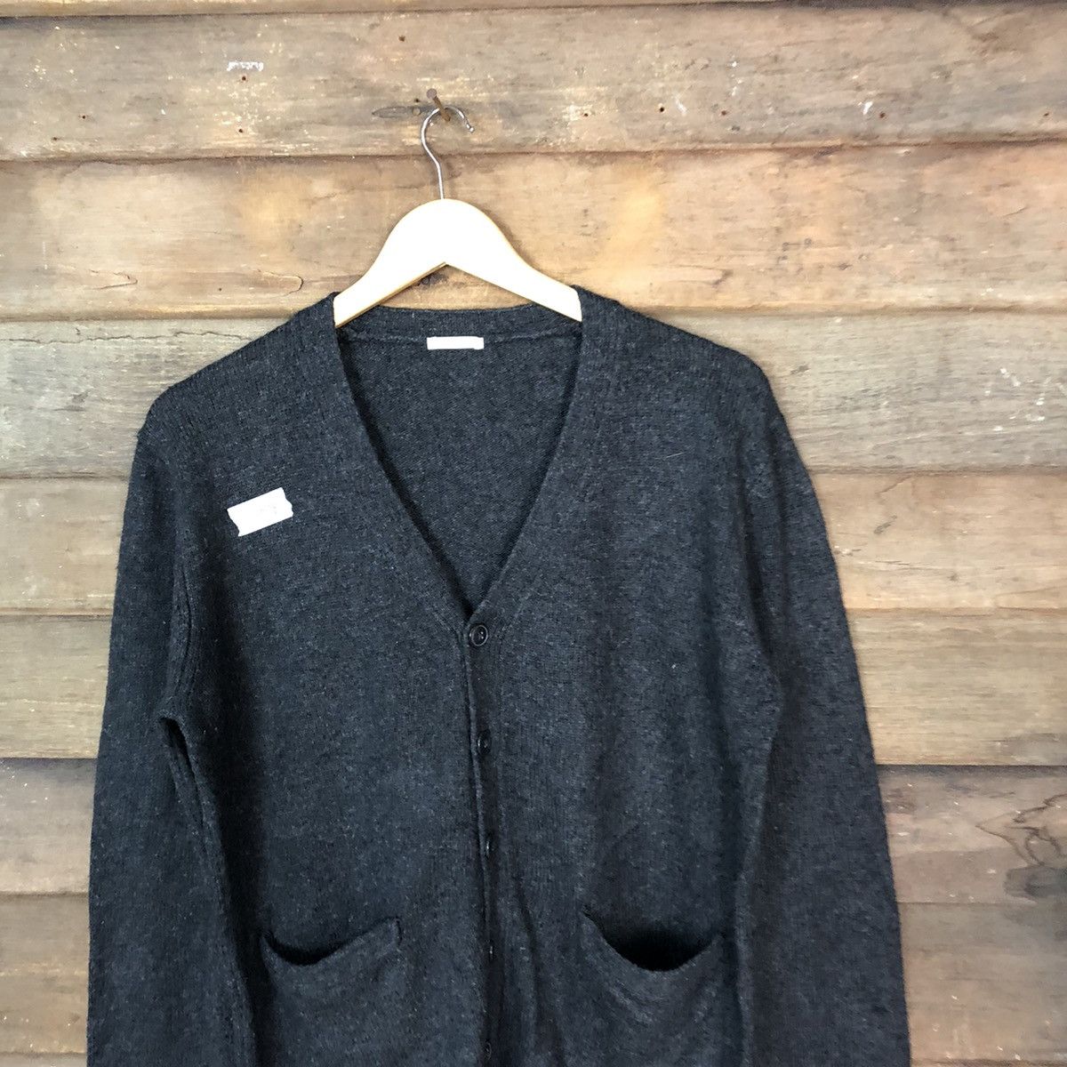 Japanese Brand GU Japanese Brand Black Cardigan knitwear #079B Size M / US 6-8 / IT 42-44 - 2 Thumbnail