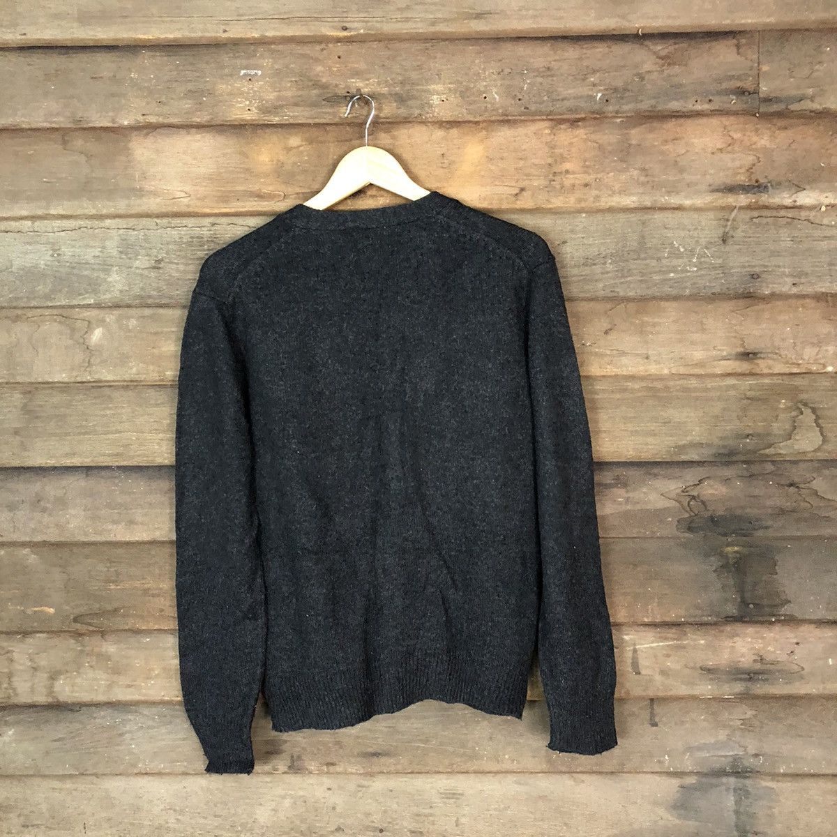 Japanese Brand GU Japanese Brand Black Cardigan knitwear #079B Size M / US 6-8 / IT 42-44 - 9 Thumbnail