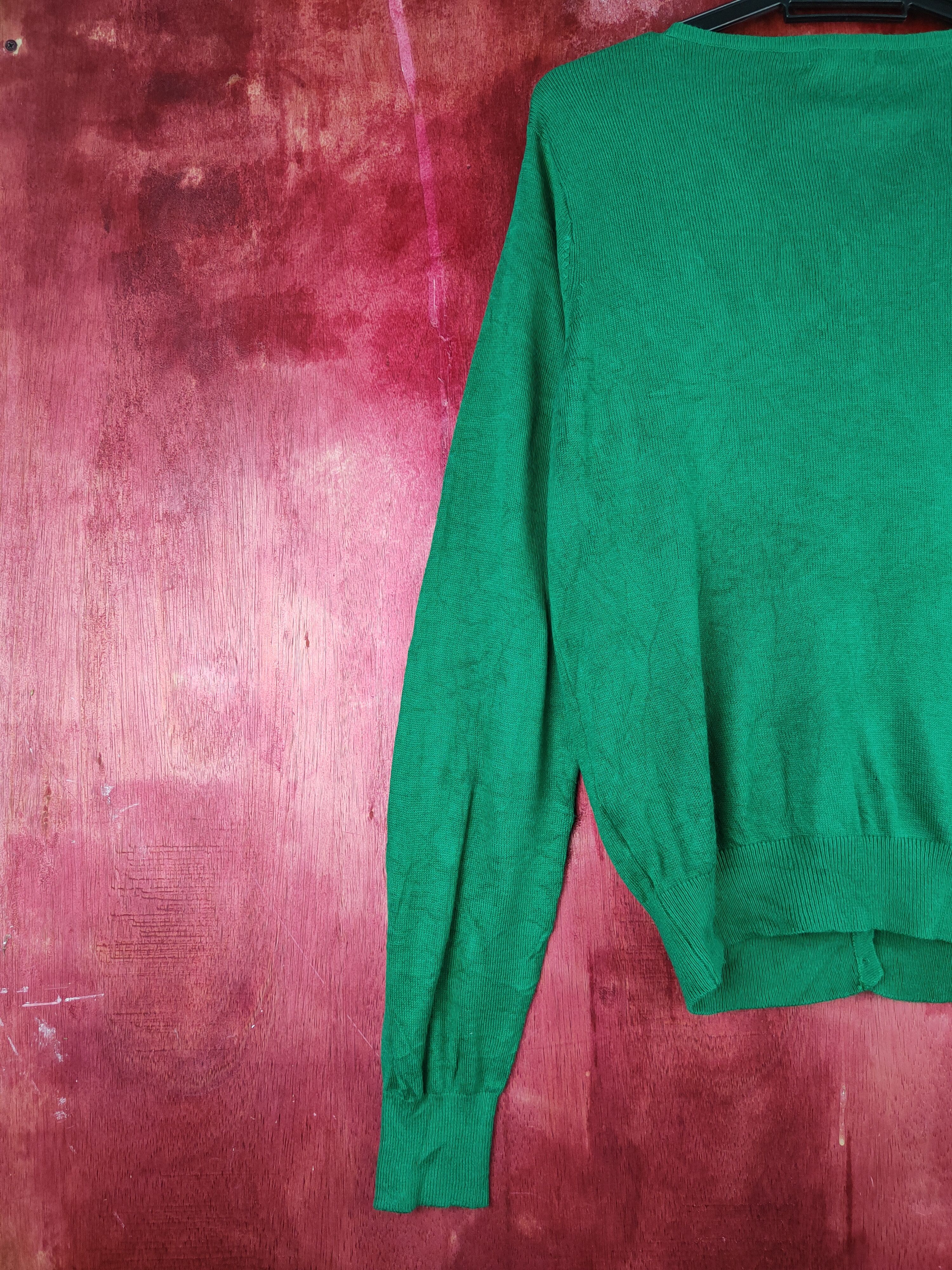 Japanese Brand Earth Music & Ecology Green Cardigan #S911 Size M / US 6-8 / IT 42-44 - 8 Thumbnail