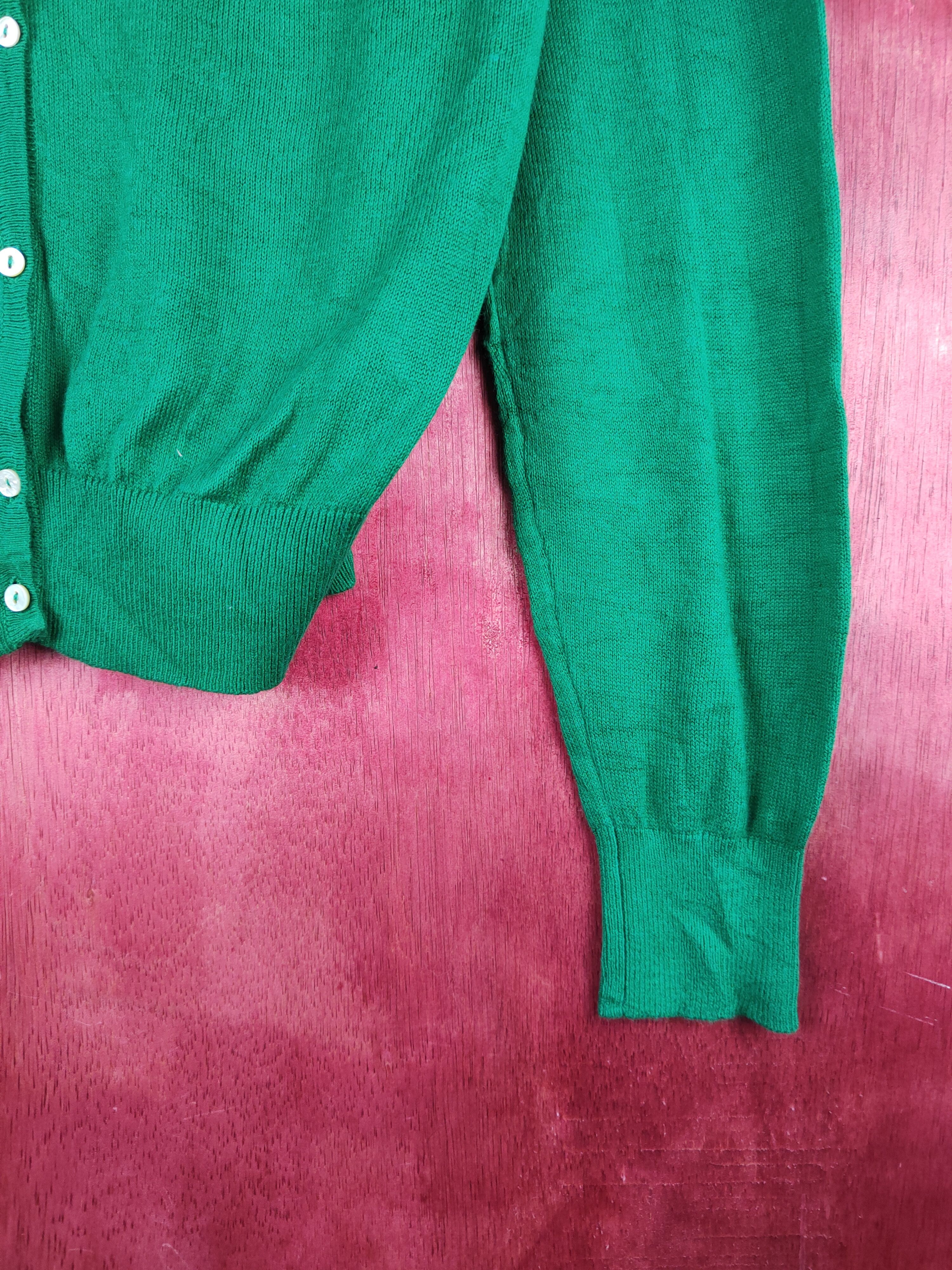 Japanese Brand Earth Music & Ecology Green Cardigan #S911 Size M / US 6-8 / IT 42-44 - 6 Thumbnail