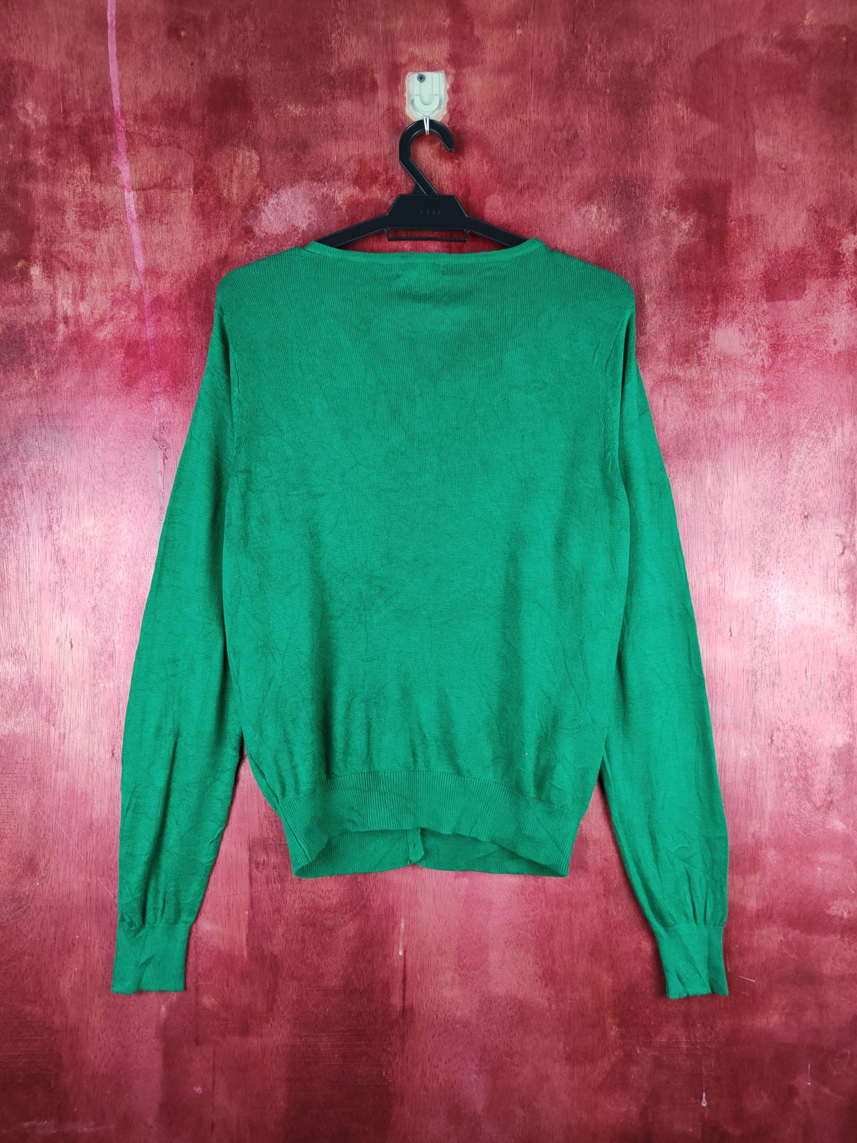 Japanese Brand Earth Music & Ecology Green Cardigan #S911 Size M / US 6-8 / IT 42-44 - 7 Thumbnail