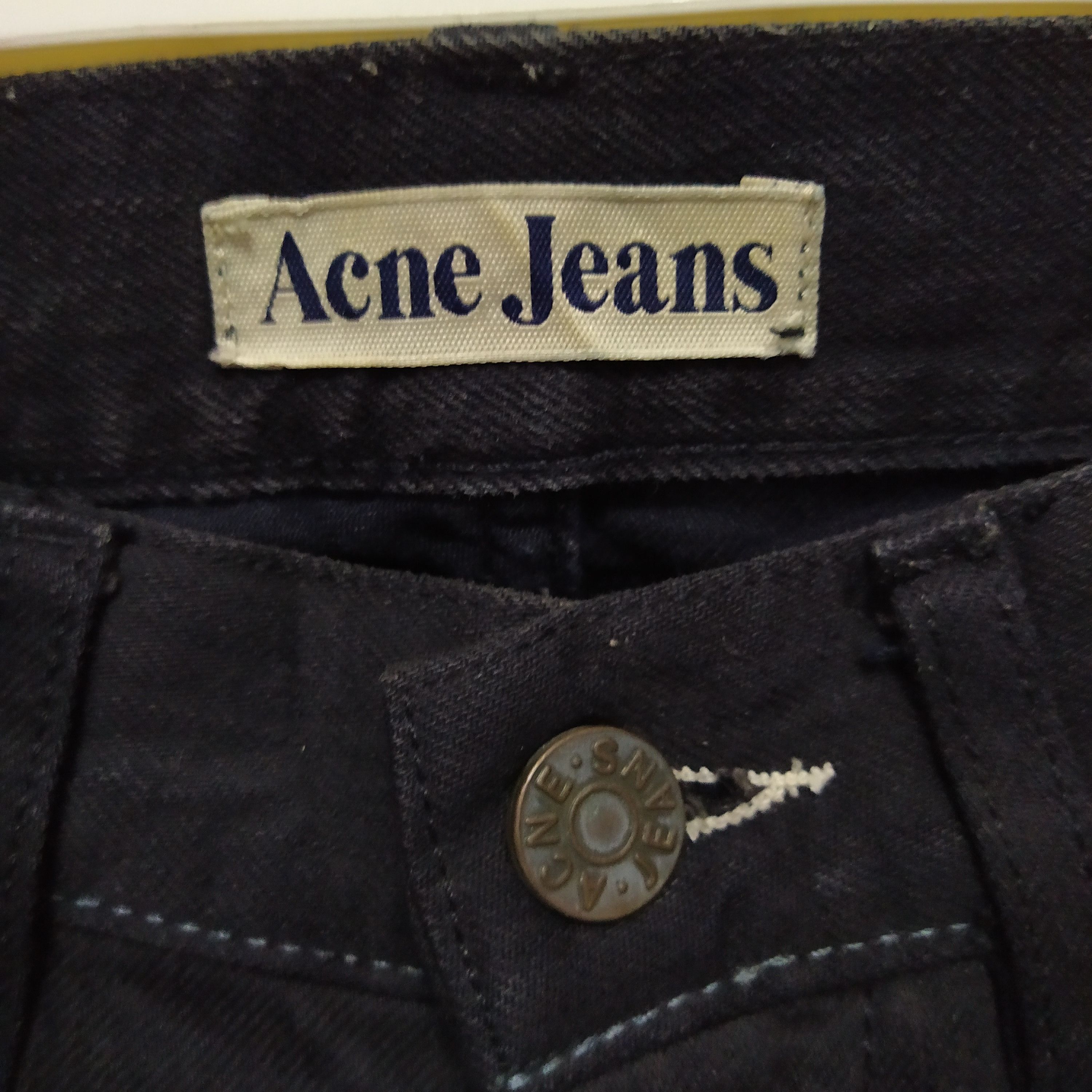Acne Studios ACNE JEANS SUPER BLACK DENIM (D120) Size US 30 / EU 46 - 2 Thumbnail