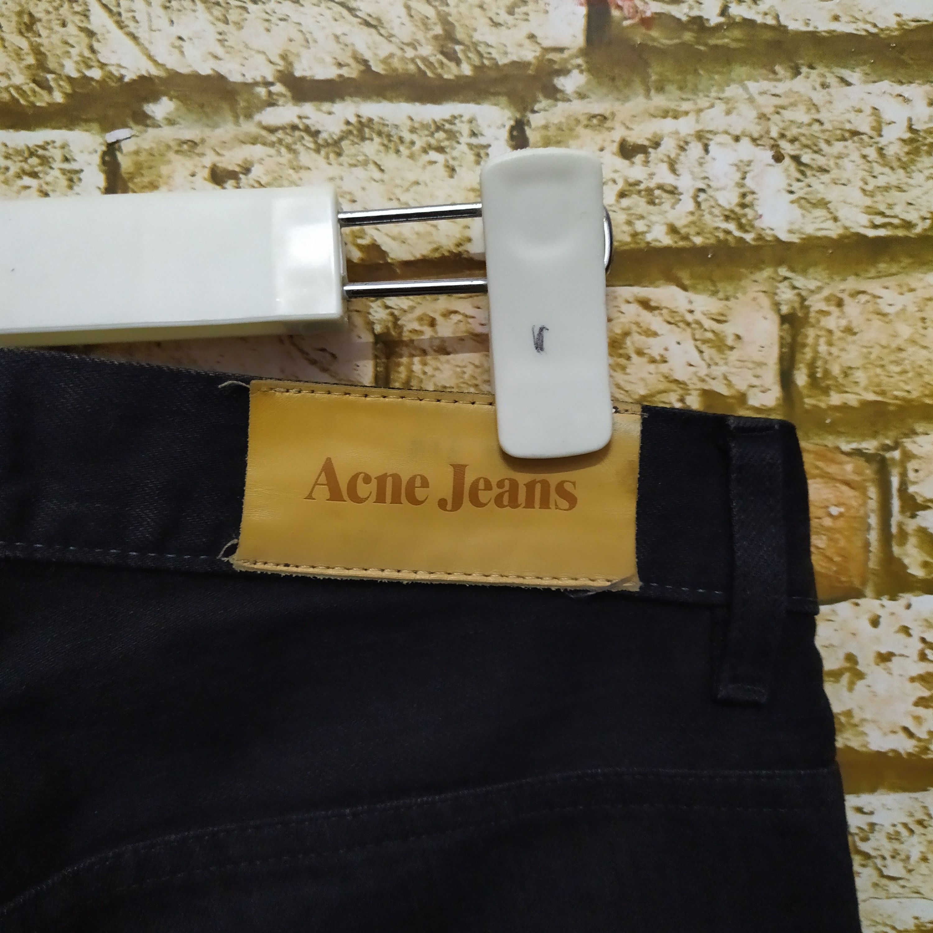 Acne Studios ACNE JEANS SUPER BLACK DENIM (D120) Size US 30 / EU 46 - 5 Thumbnail