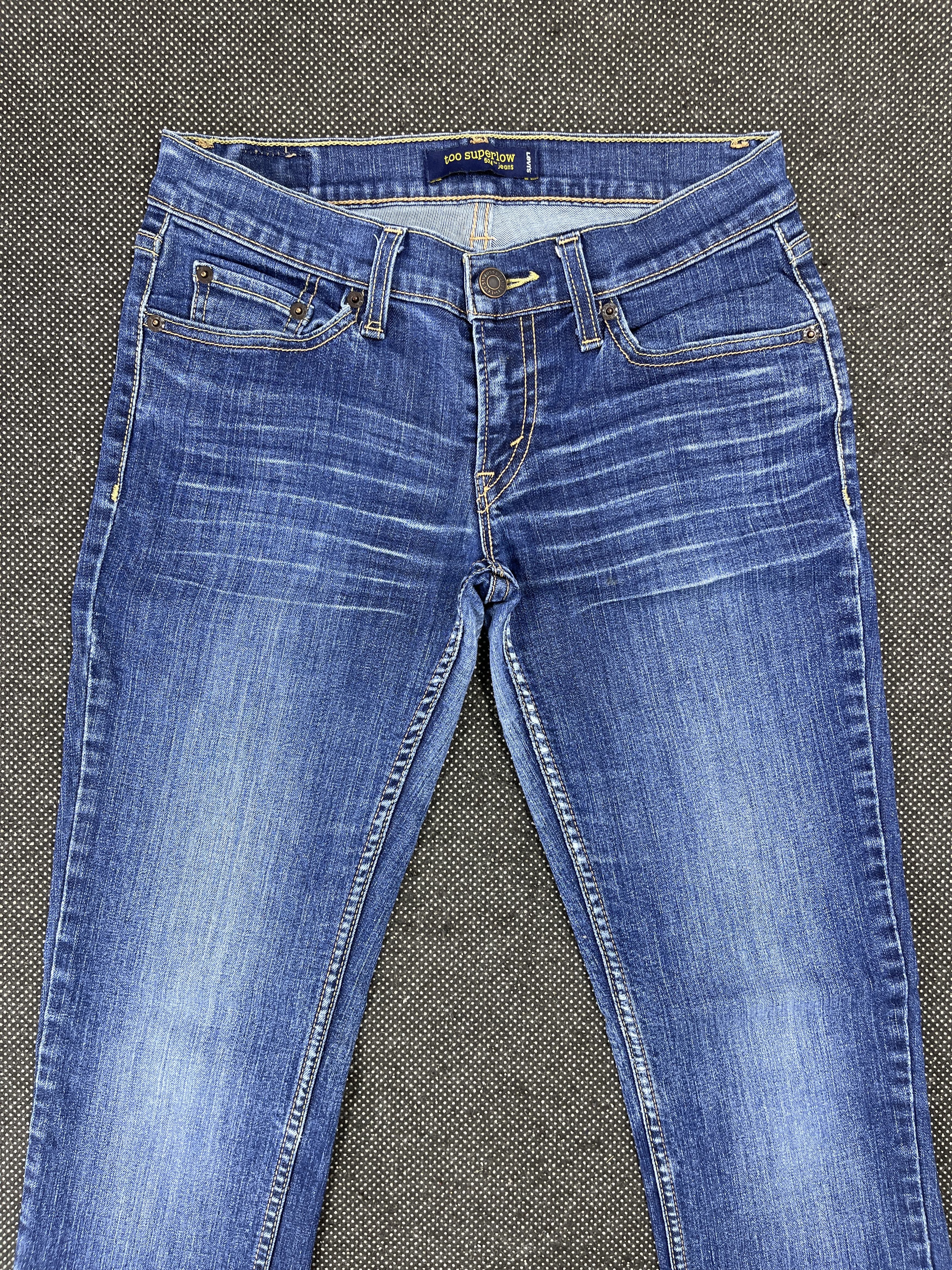 Levi's × Vintage Vintage Levis 524 Too Superlow Jeans JP096 Size 28" / US 6 / IT 42 - 3 Thumbnail