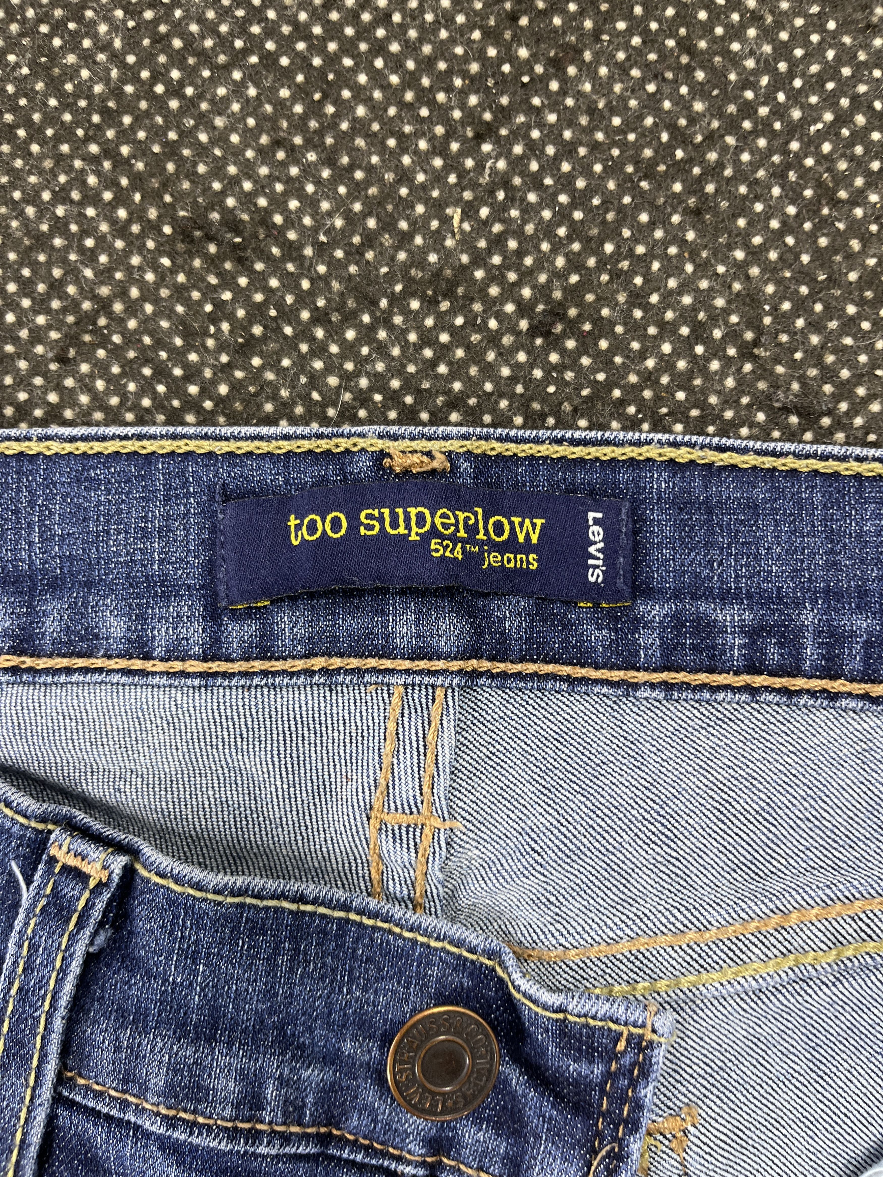 Levi's × Vintage Vintage Levis 524 Too Superlow Jeans JP096 Size 28" / US 6 / IT 42 - 6 Thumbnail