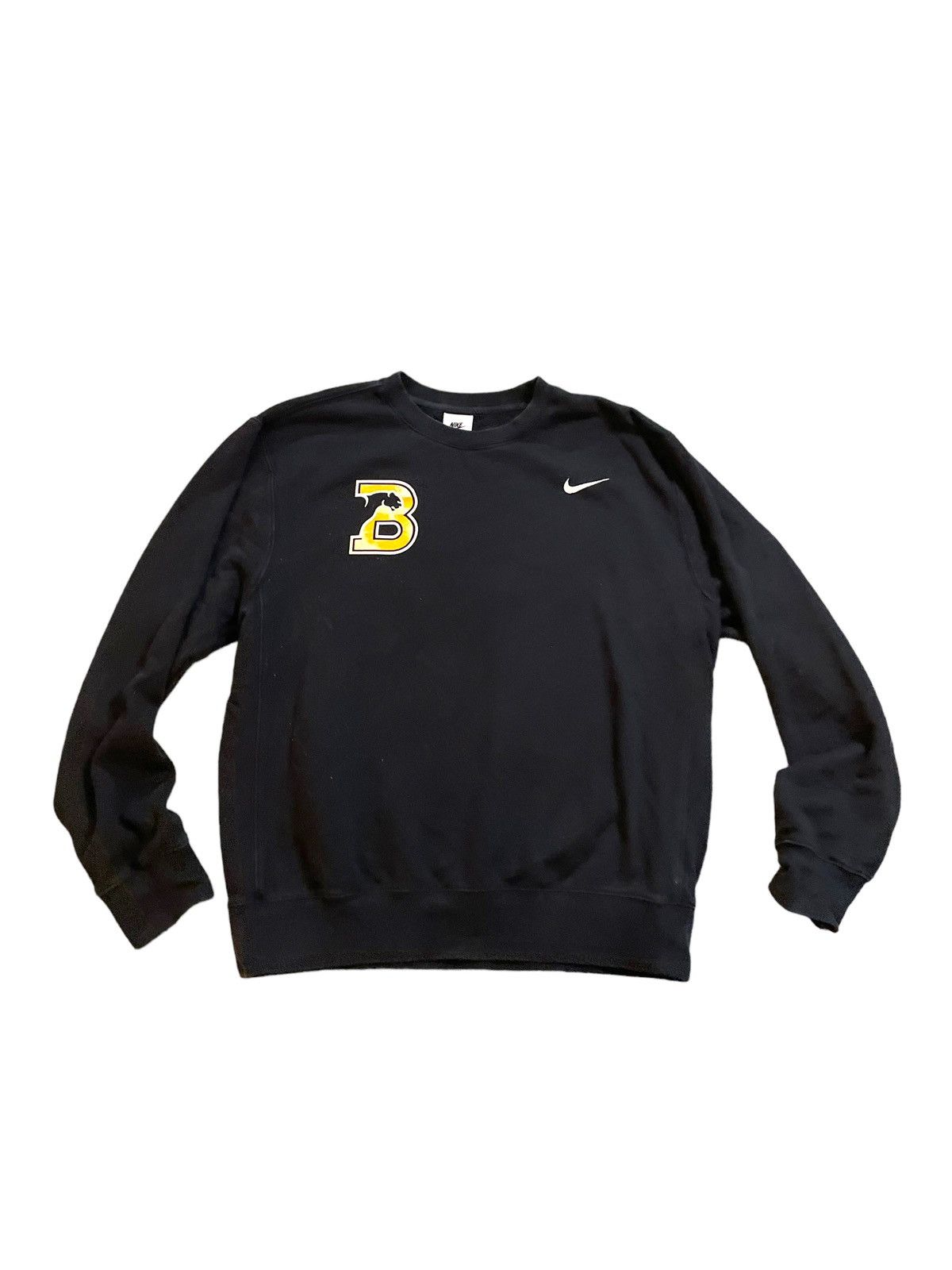 Nike Nike Mini Swoosh Black Crewneck Sweatshirt Size M Size US M / EU 48-50 / 2 - 3 Thumbnail