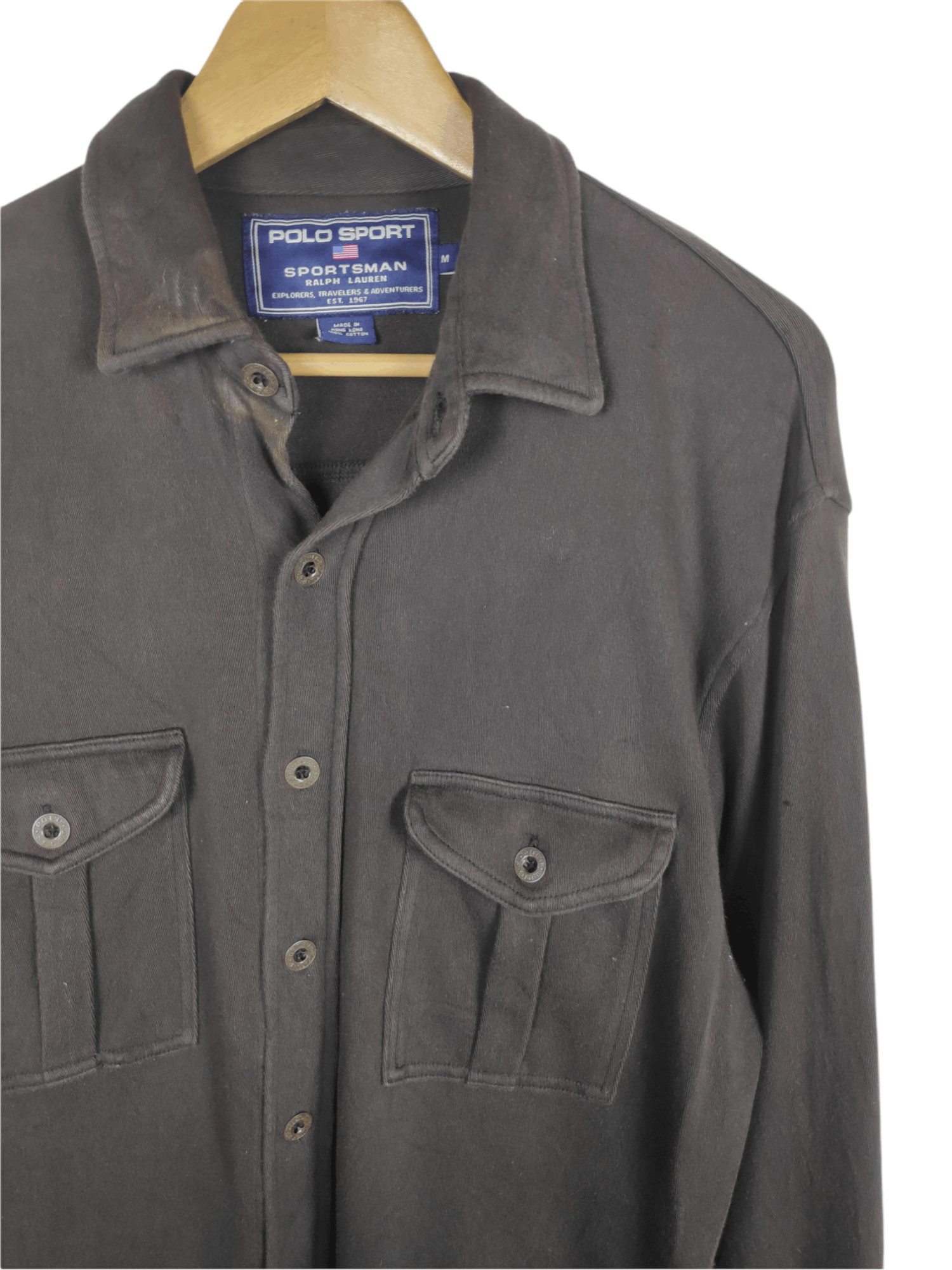 Polo Ralph Lauren Vintage Polo Sport Sportsman Ralph Lauren Shirt Size US M / EU 48-50 / 2 - 2 Thumbnail