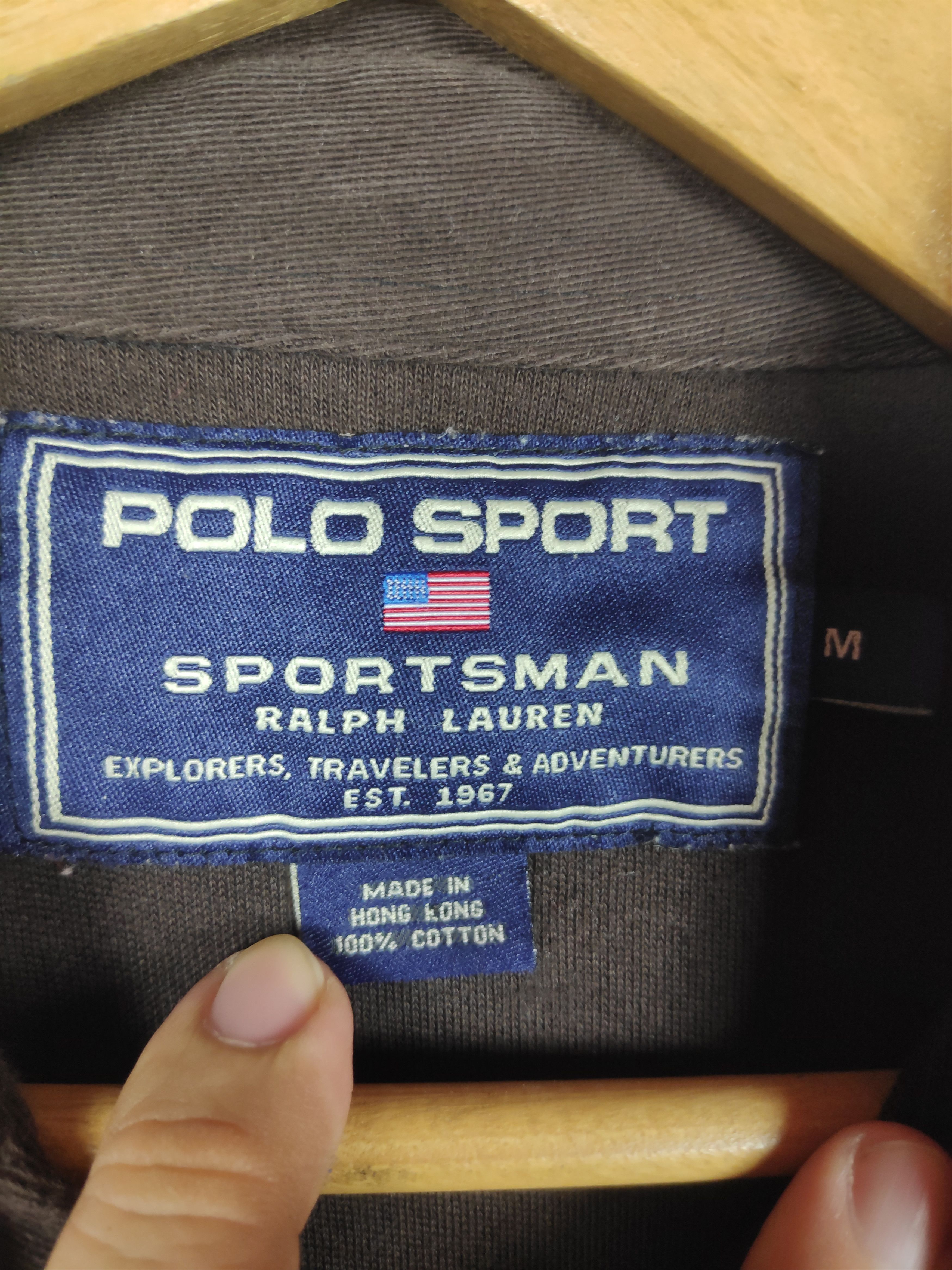 Polo Ralph Lauren Vintage Polo Sport Sportsman Ralph Lauren Shirt Size US M / EU 48-50 / 2 - 5 Thumbnail