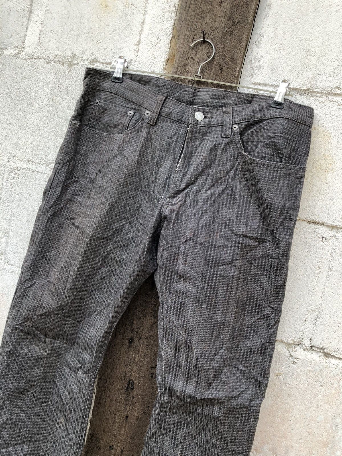 Japanese Brand × Takeo Kikuchi Takeo Kikuchi Hickory Pants Size US 35 - 3 Thumbnail