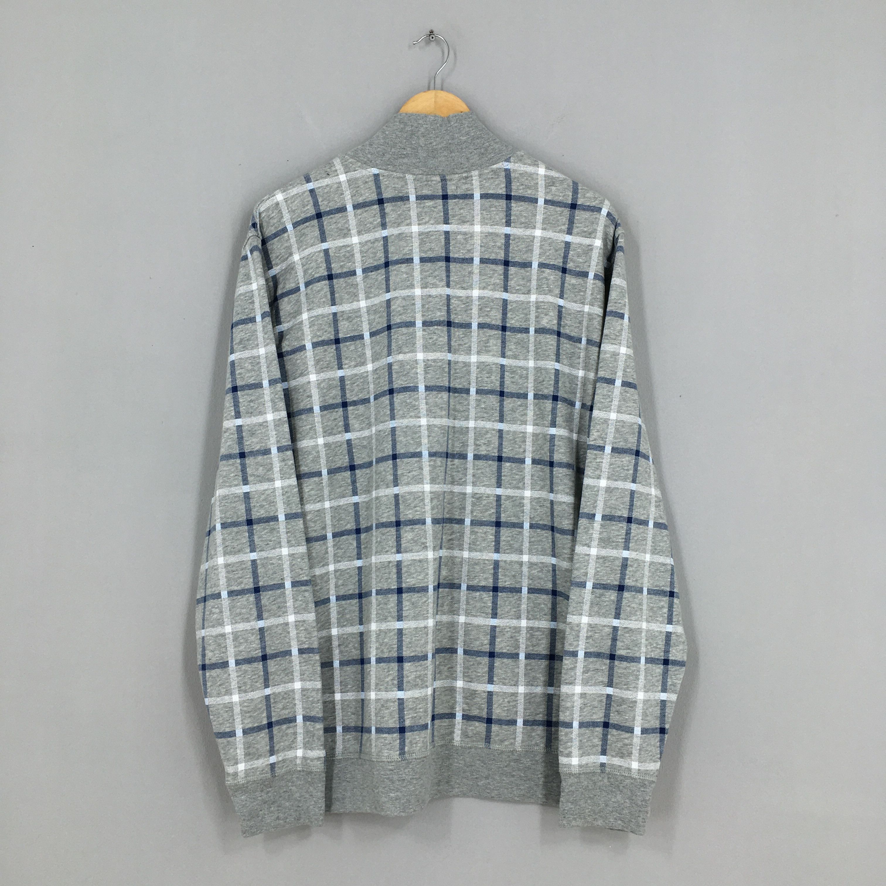 Nautica Vintage 90s Nautica Checkered Sweatshirt XLarge Size US XL / EU 56 / 4 - 8 Thumbnail