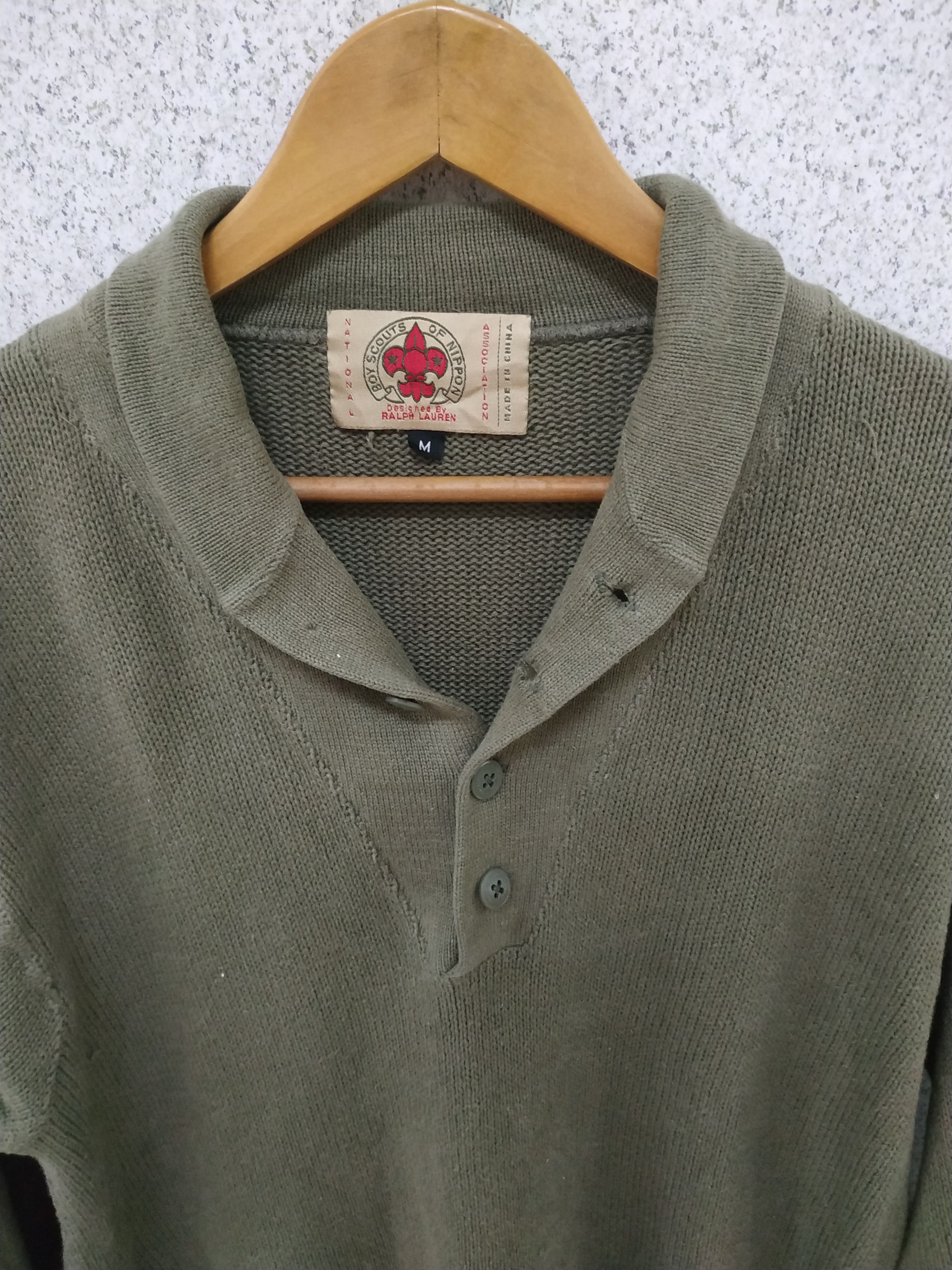 Ralph Lauren × Vintage Vintage Boy Scouts of Nippon by Ralph Lauren Knit Sweater Size US M / EU 48-50 / 2 - 4 Thumbnail