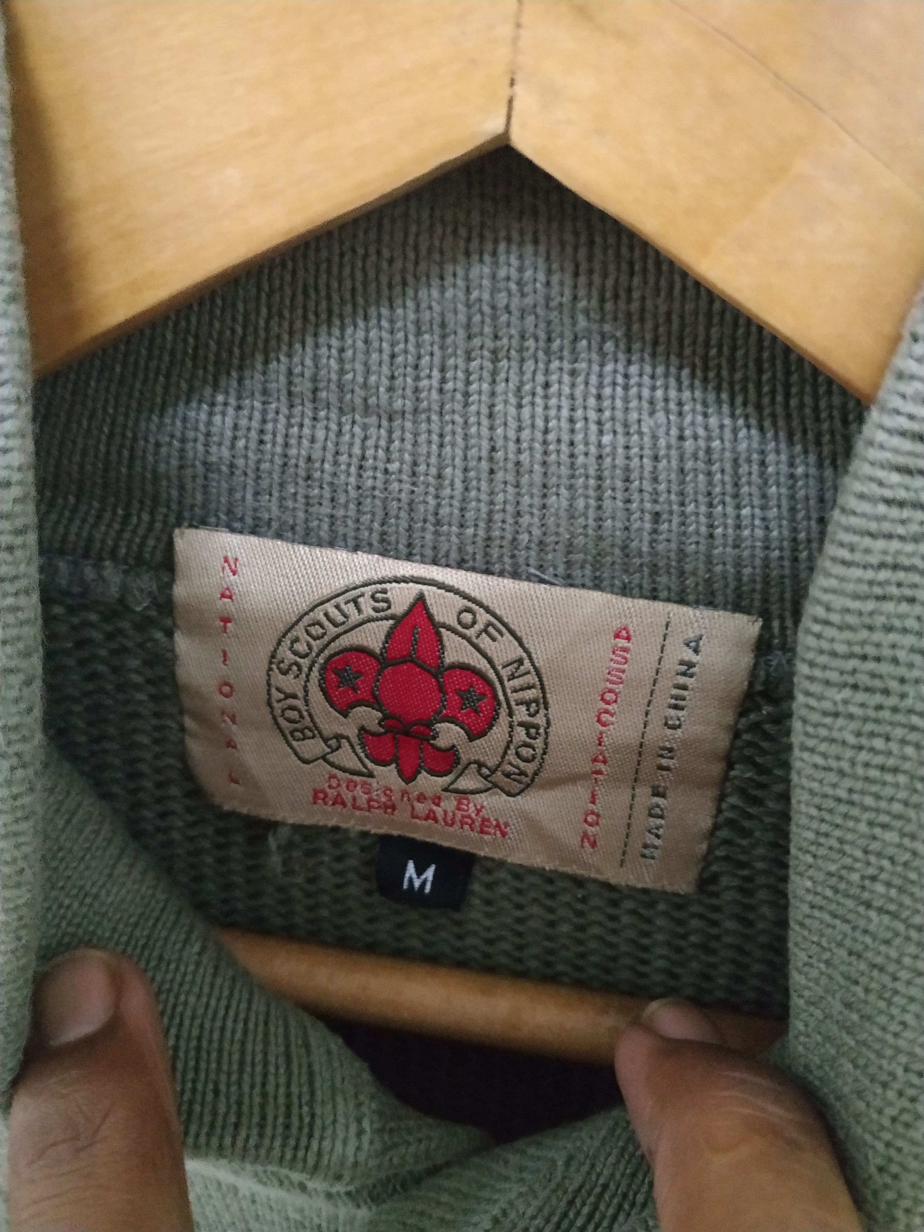 Ralph Lauren × Vintage Vintage Boy Scouts of Nippon by Ralph Lauren Knit Sweater Size US M / EU 48-50 / 2 - 6 Thumbnail