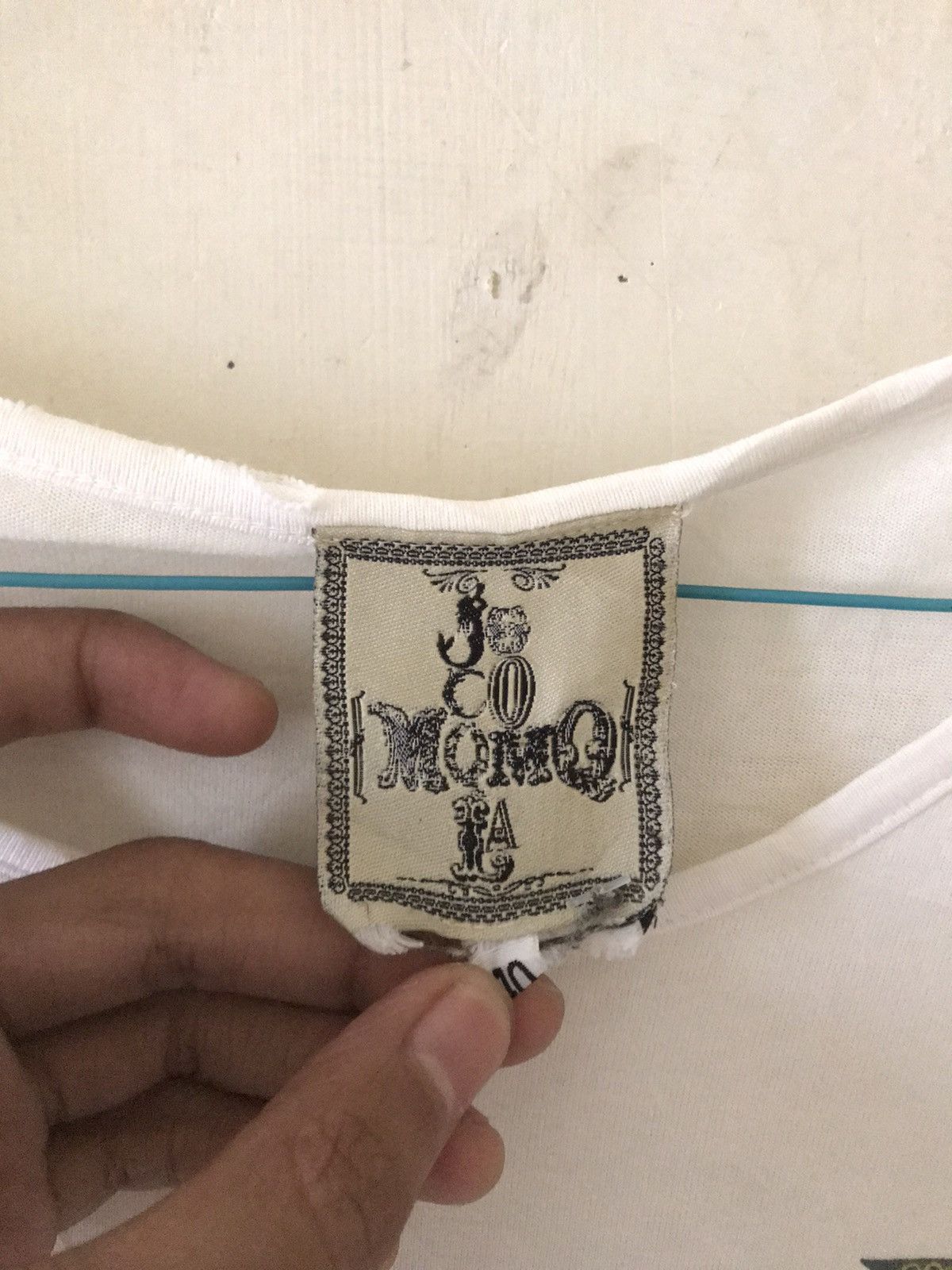 Japanese Brand Vintage Jocomomola Boxy fit Tee Size US S / EU 44-46 / 1 - 3 Thumbnail