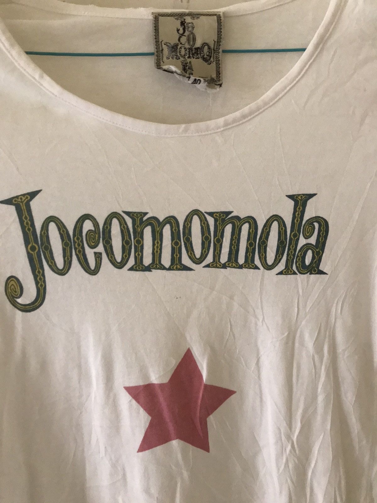 Japanese Brand Vintage Jocomomola Boxy fit Tee Size US S / EU 44-46 / 1 - 2 Thumbnail