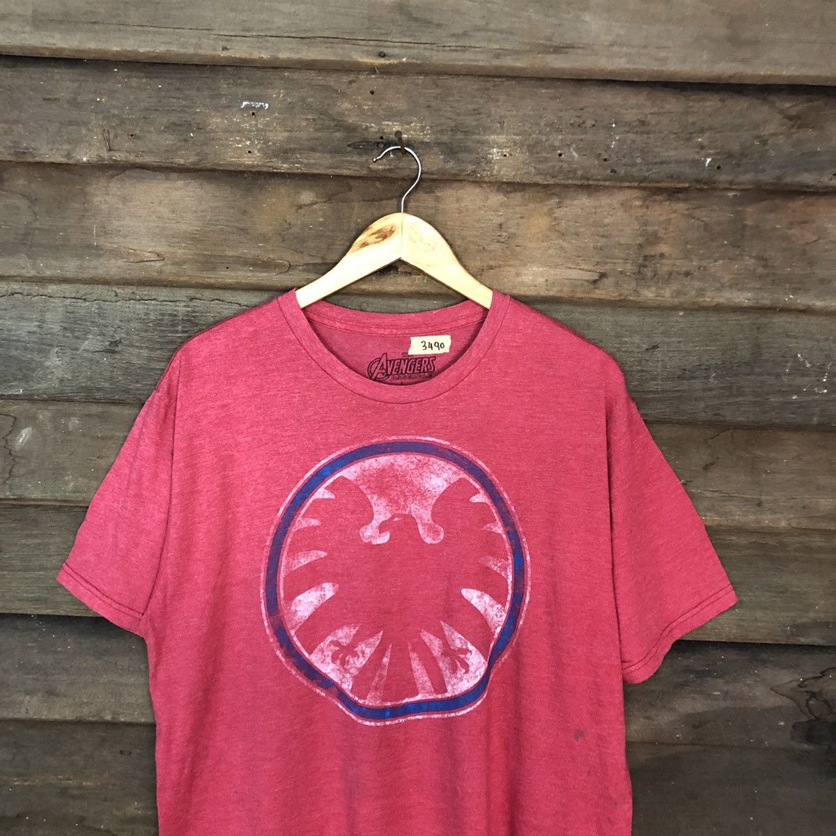 Marvel Comics Avengers Red Short Sleeve Tshirt #3490 Size US L / EU 52-54 / 3 - 7 Thumbnail