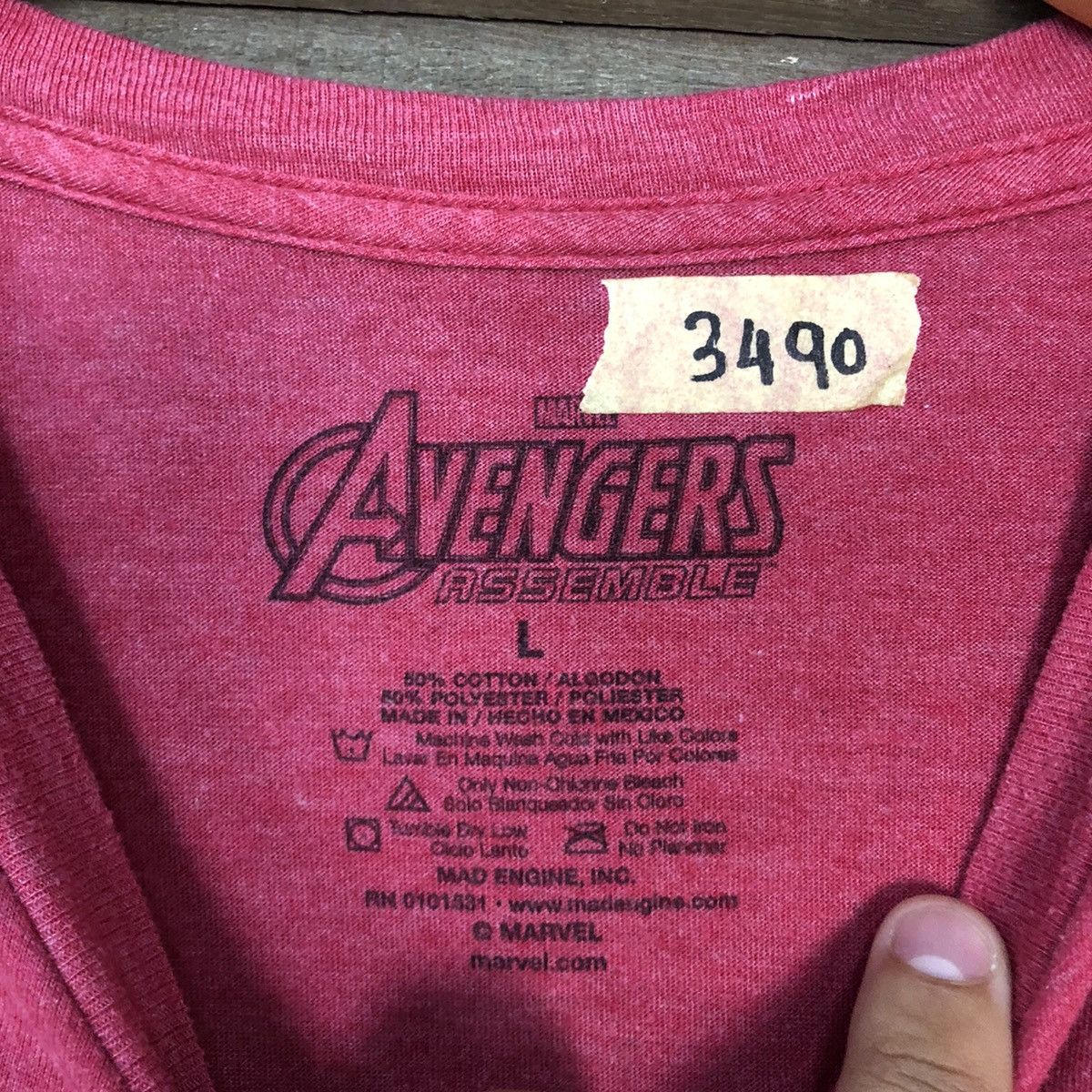 Marvel Comics Avengers Red Short Sleeve Tshirt #3490 Size US L / EU 52-54 / 3 - 10 Thumbnail