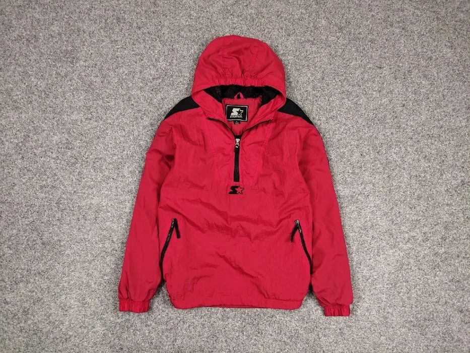 Vintage Vintage Starter Korea Red Lightweight anorak hooded jacket