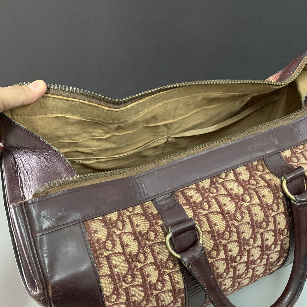 Christian Dior Monsieur Christian Dior Vintage Boston Box Bag Size ONE SIZE - 15 Thumbnail