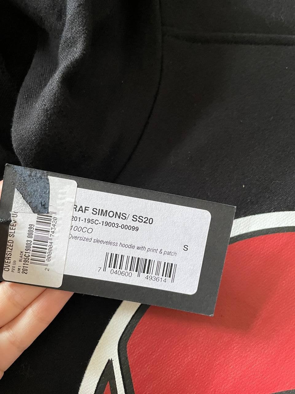Raf Simons Raf Simons Smiley Sleeveless Hoodie Size US S / EU 44-46 / 1 - 10 Thumbnail
