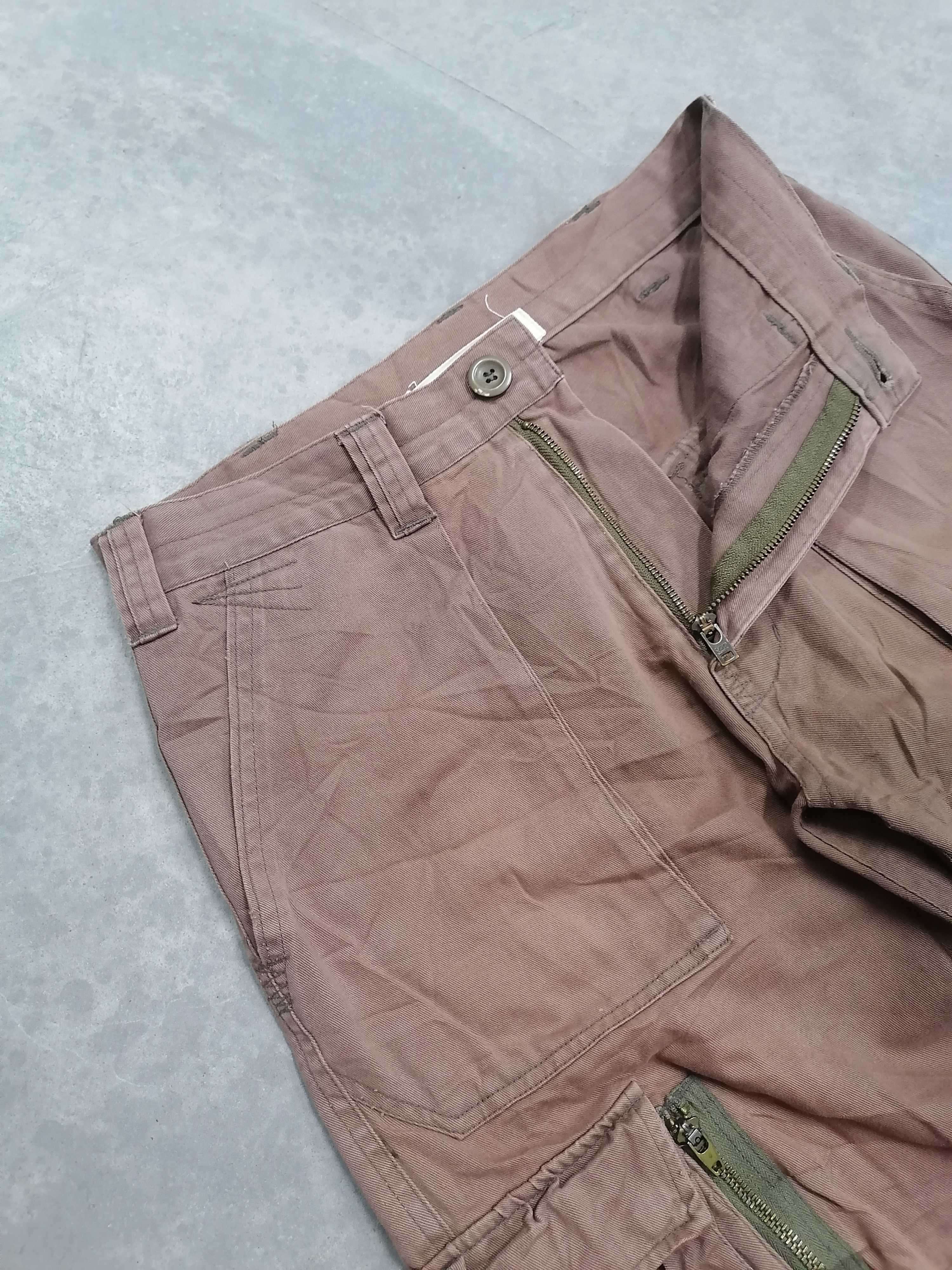 20471120 × Beauty Beast Sickkk🔥003.Army Faded Brown Tactical Parachute Pants⚡⚡⚡ Size US 29 - 6 Thumbnail