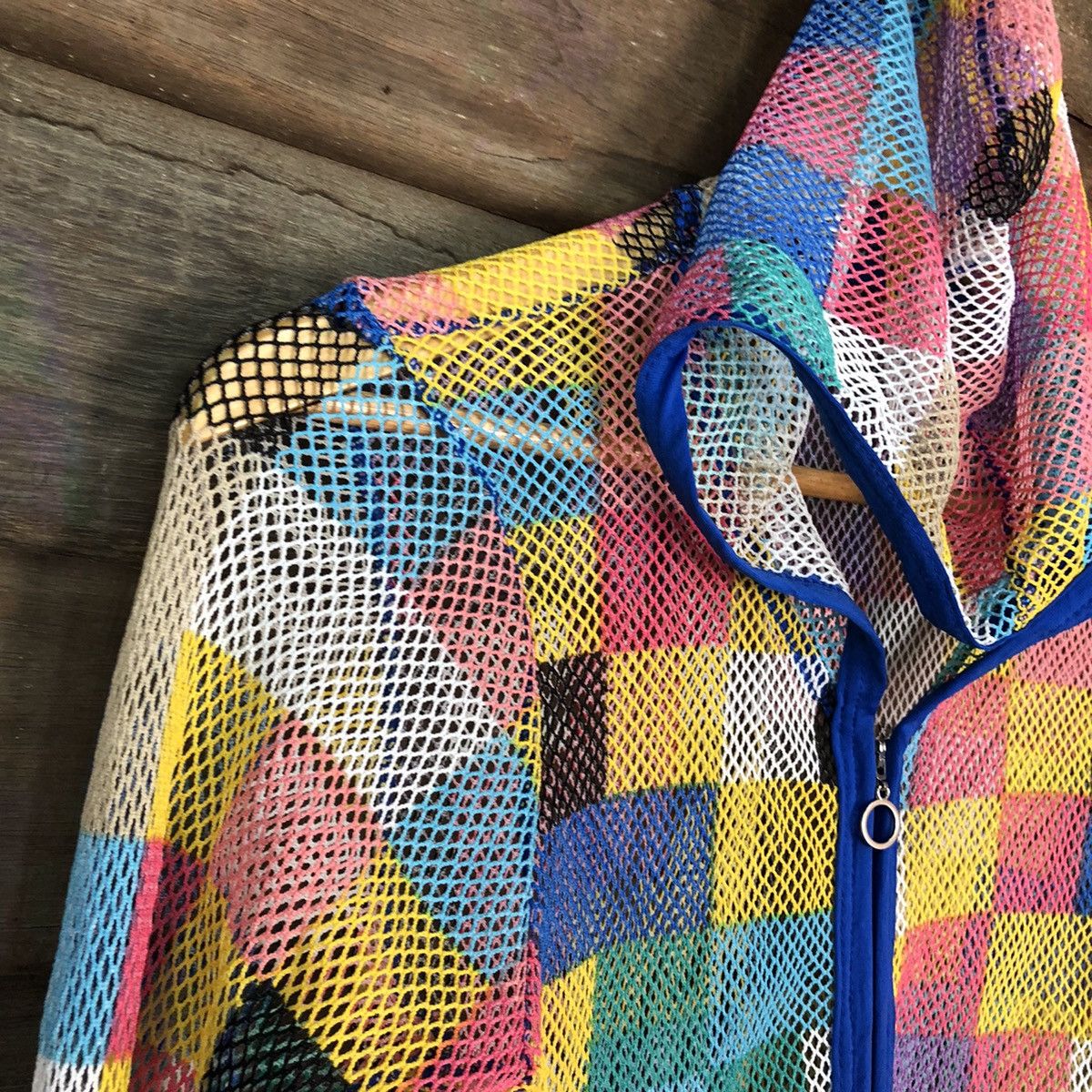 Japanese Brand Japan crochet colorful Hoodie Meticulous Knitwear #H132 Size US S / EU 44-46 / 1 - 6 Thumbnail