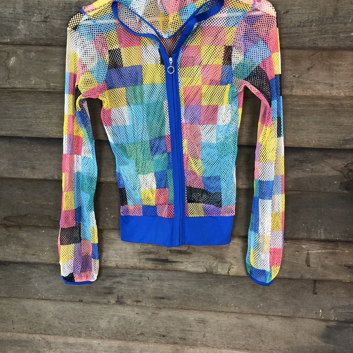 Japanese Brand Japan crochet colorful Hoodie Meticulous Knitwear #H132 Size US S / EU 44-46 / 1 - 3 Thumbnail