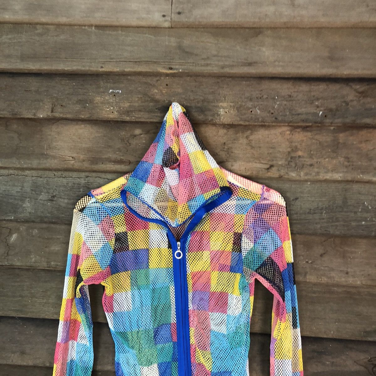 Japanese Brand Japan crochet colorful Hoodie Meticulous Knitwear #H132 Size US S / EU 44-46 / 1 - 2 Thumbnail