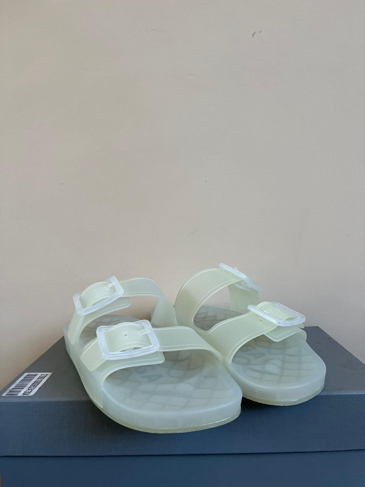 Balenciaga Transparent Mallorca Sandals in White Size US 11 / EU 44 - 4 Thumbnail