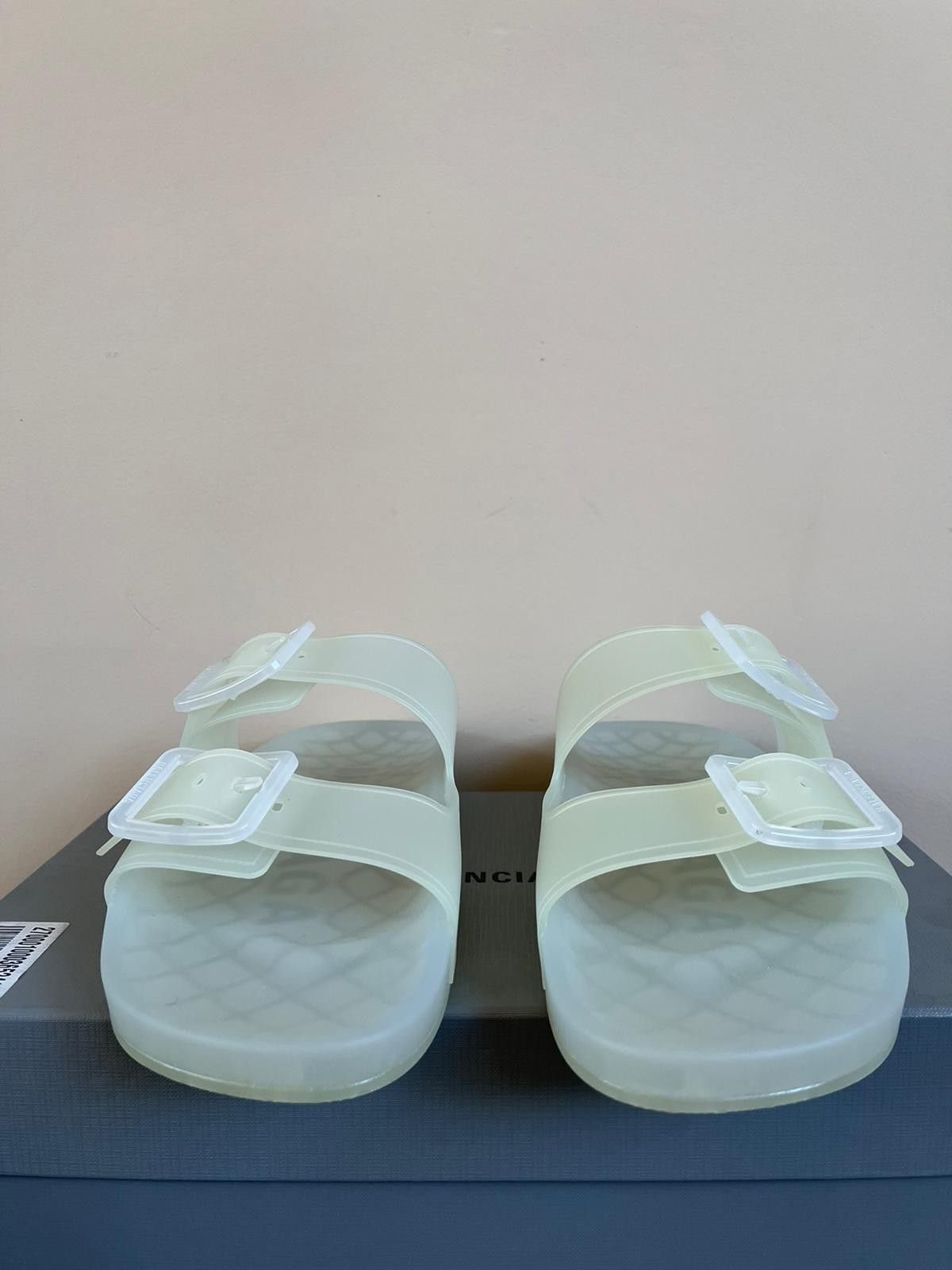 Balenciaga Transparent Mallorca Sandals in White Size US 11 / EU 44 - 7 Thumbnail