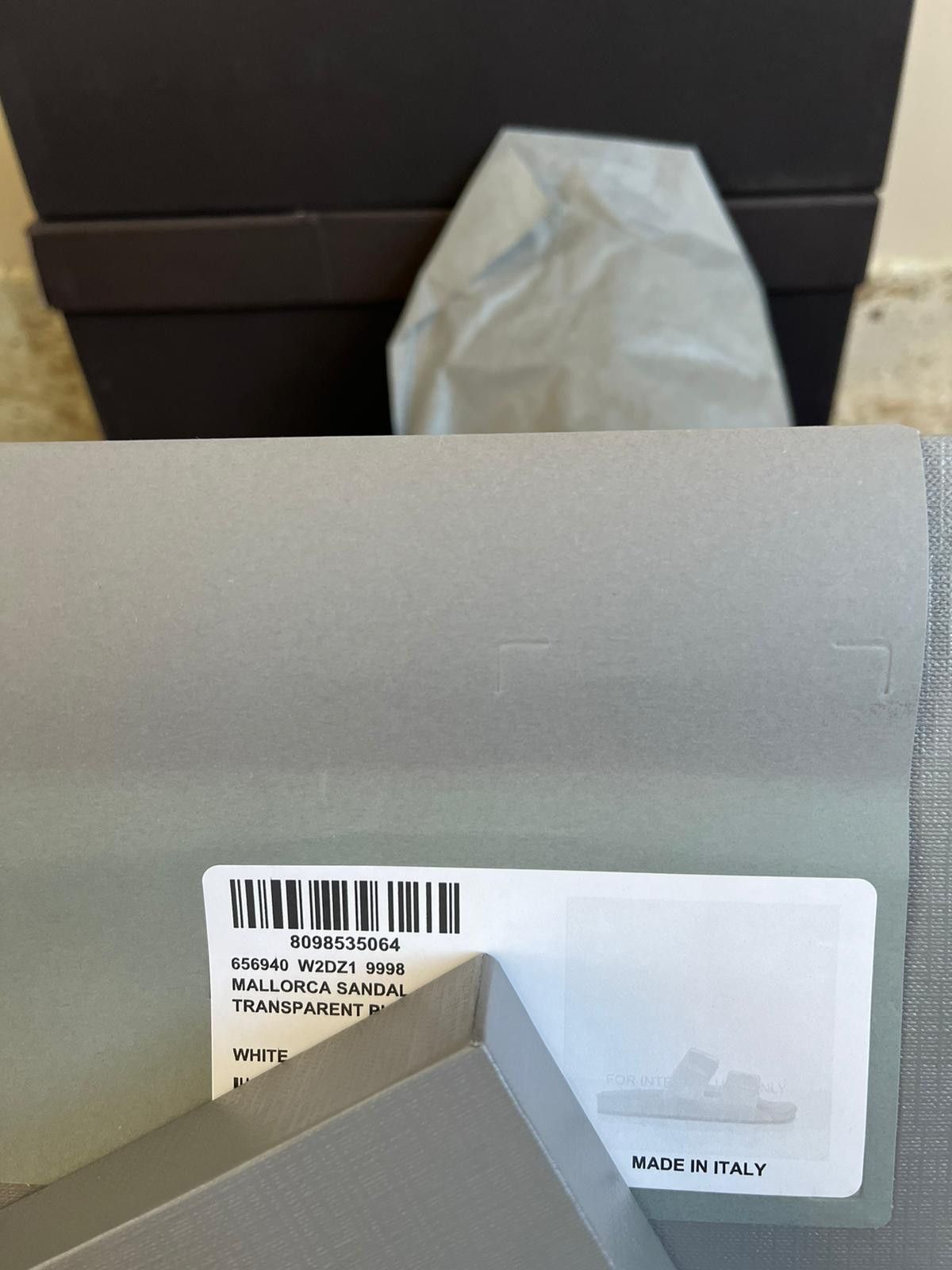 Balenciaga Transparent Mallorca Sandals in White Size US 11 / EU 44 - 11 Thumbnail