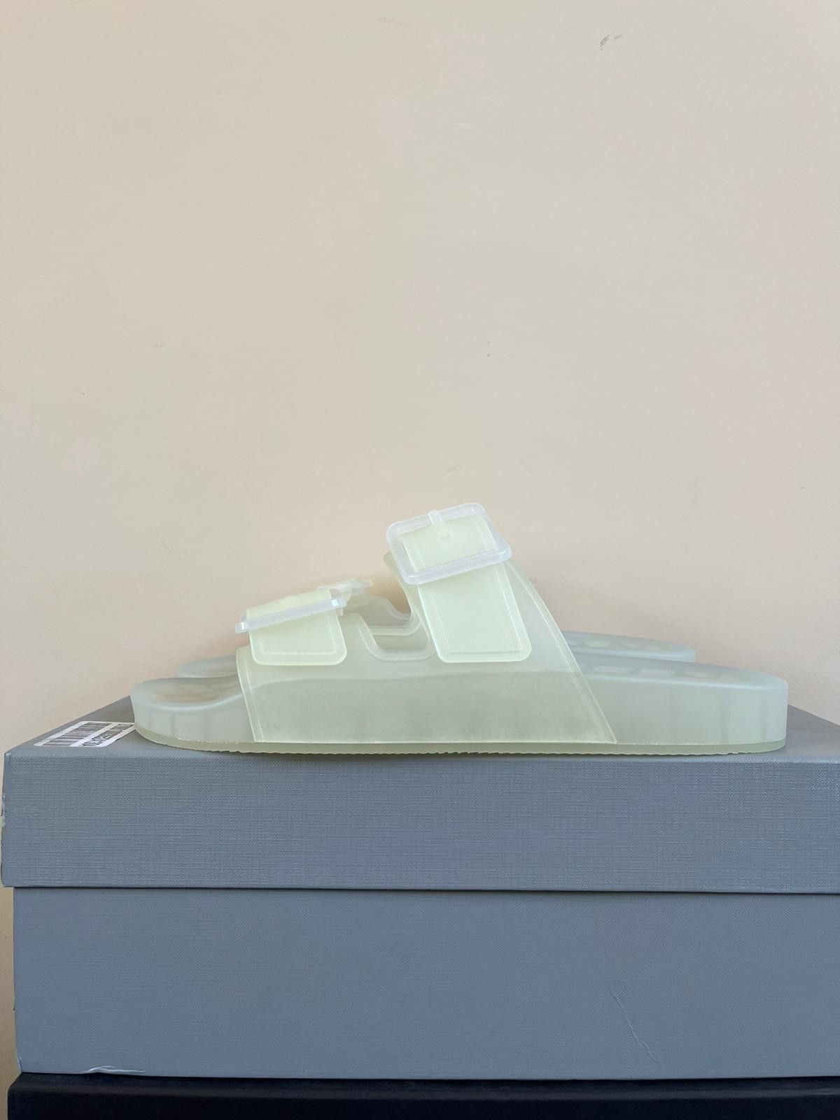 Balenciaga Transparent Mallorca Sandals in White Size US 11 / EU 44 - 10 Thumbnail