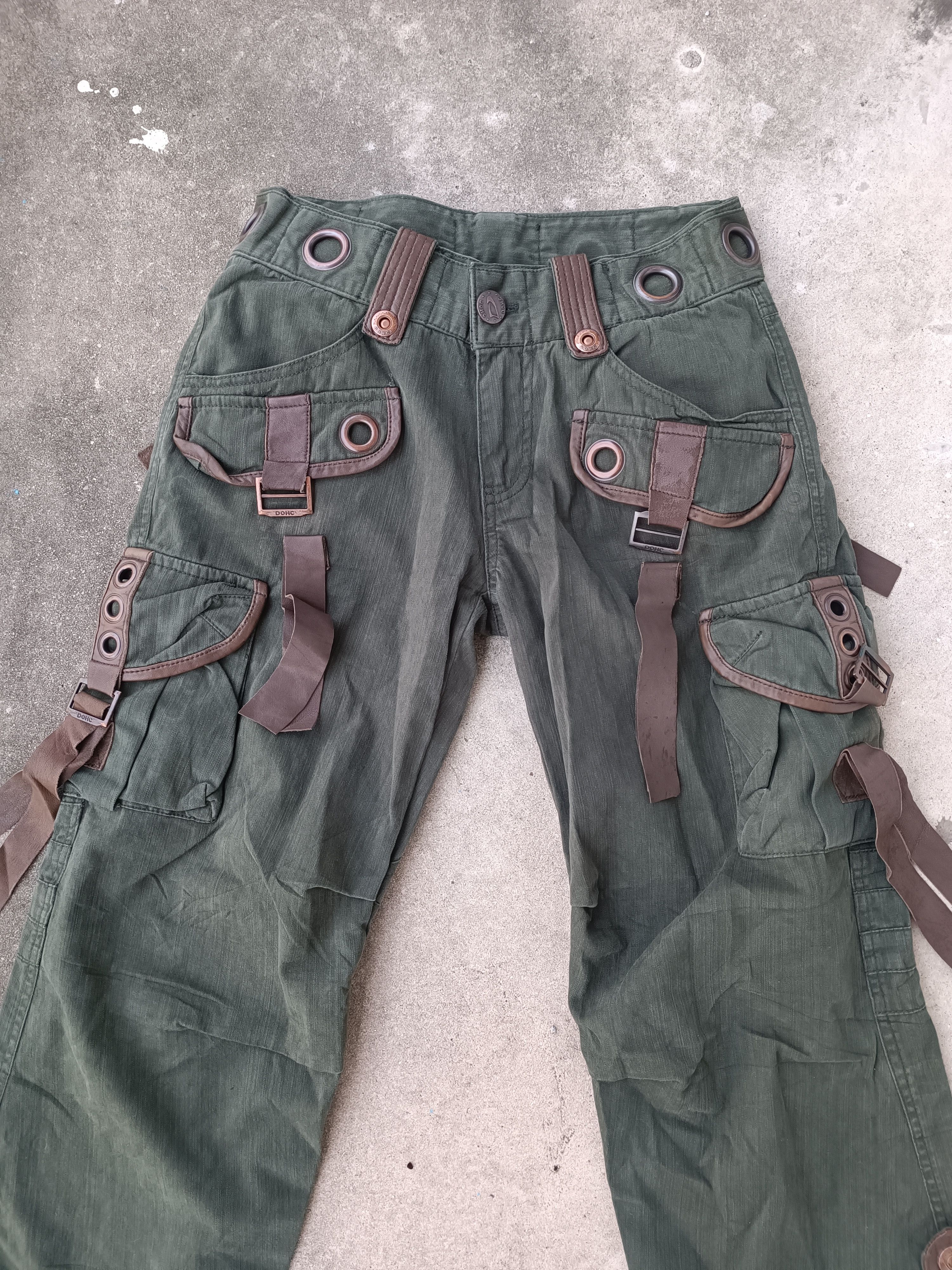 Japanese Brand Japenese Dohc Tactical Bondage Cargo Pant Size US 29 - 3 Thumbnail