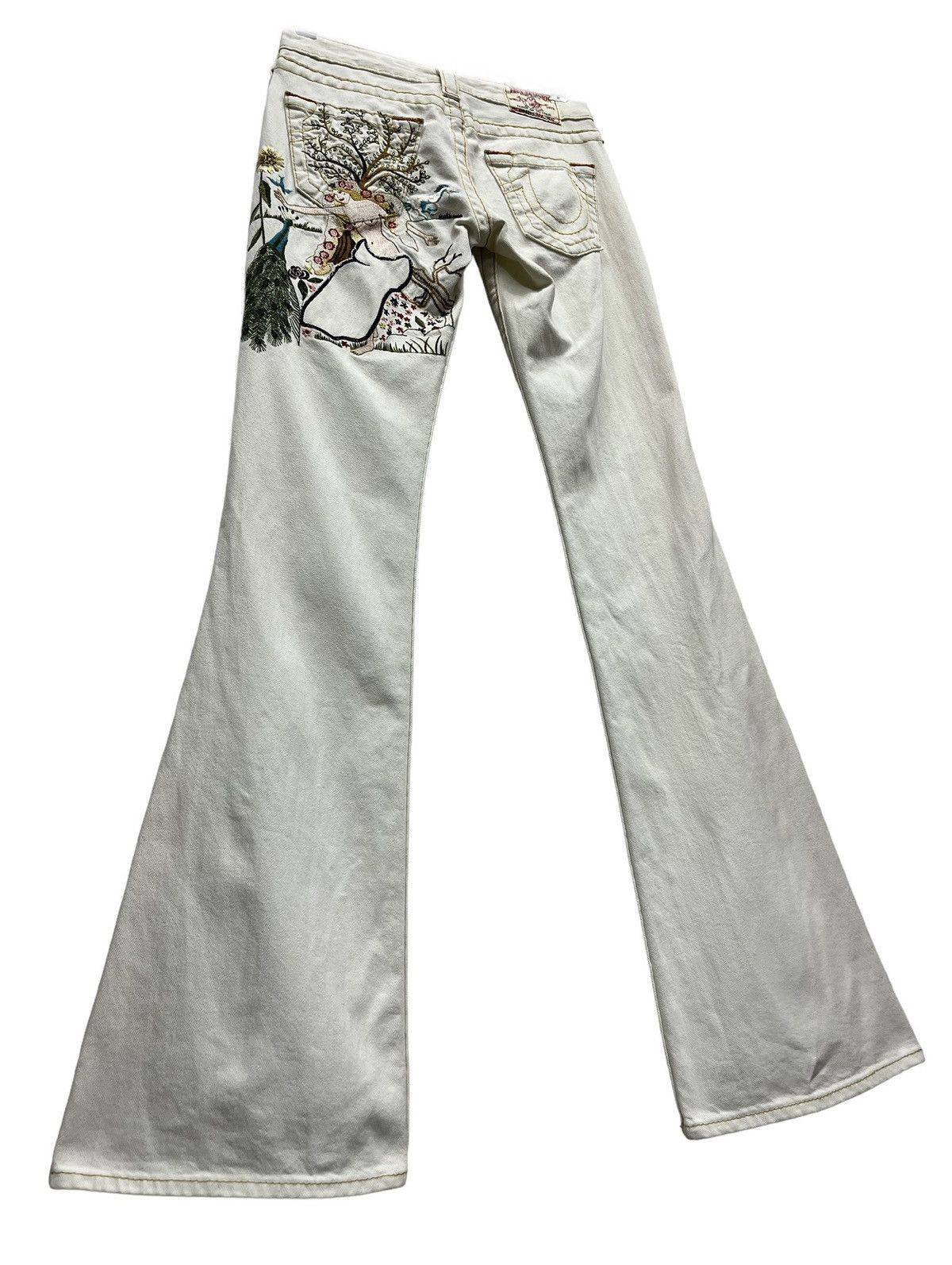 Hot Model Sex 🔥TRUE RELIGION BOBBY 💥VERY RARE💥Embroidery Flared USA Size 25" / US 0 / IT 36 - 2 Thumbnail